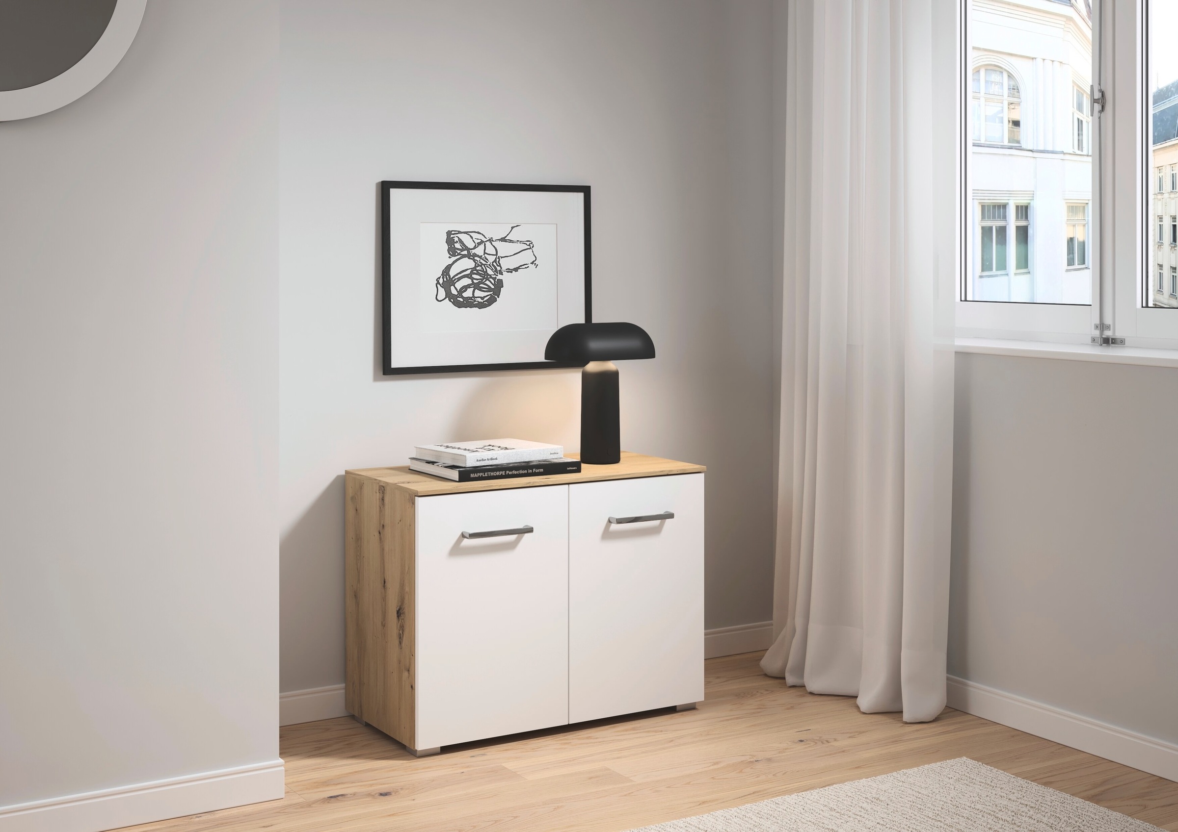 rauch Kommode "Gamma" Breite 80 cm / Höhe 61 cm, verschiedene Griffvariante günstig online kaufen