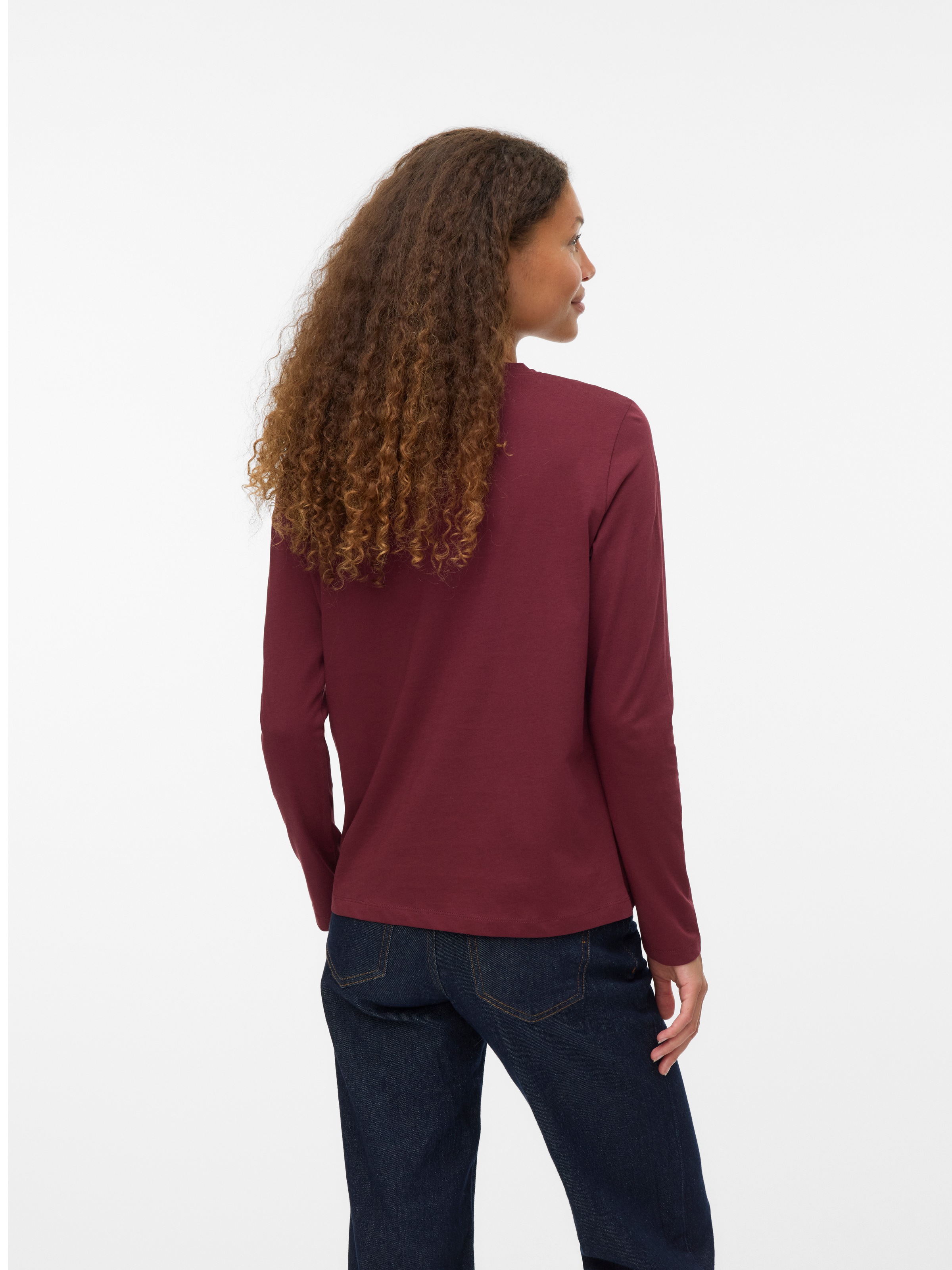 Vero Moda Langarmshirt "VMPAULINA LS T-SHIRT GA JRS NOOS" günstig online kaufen