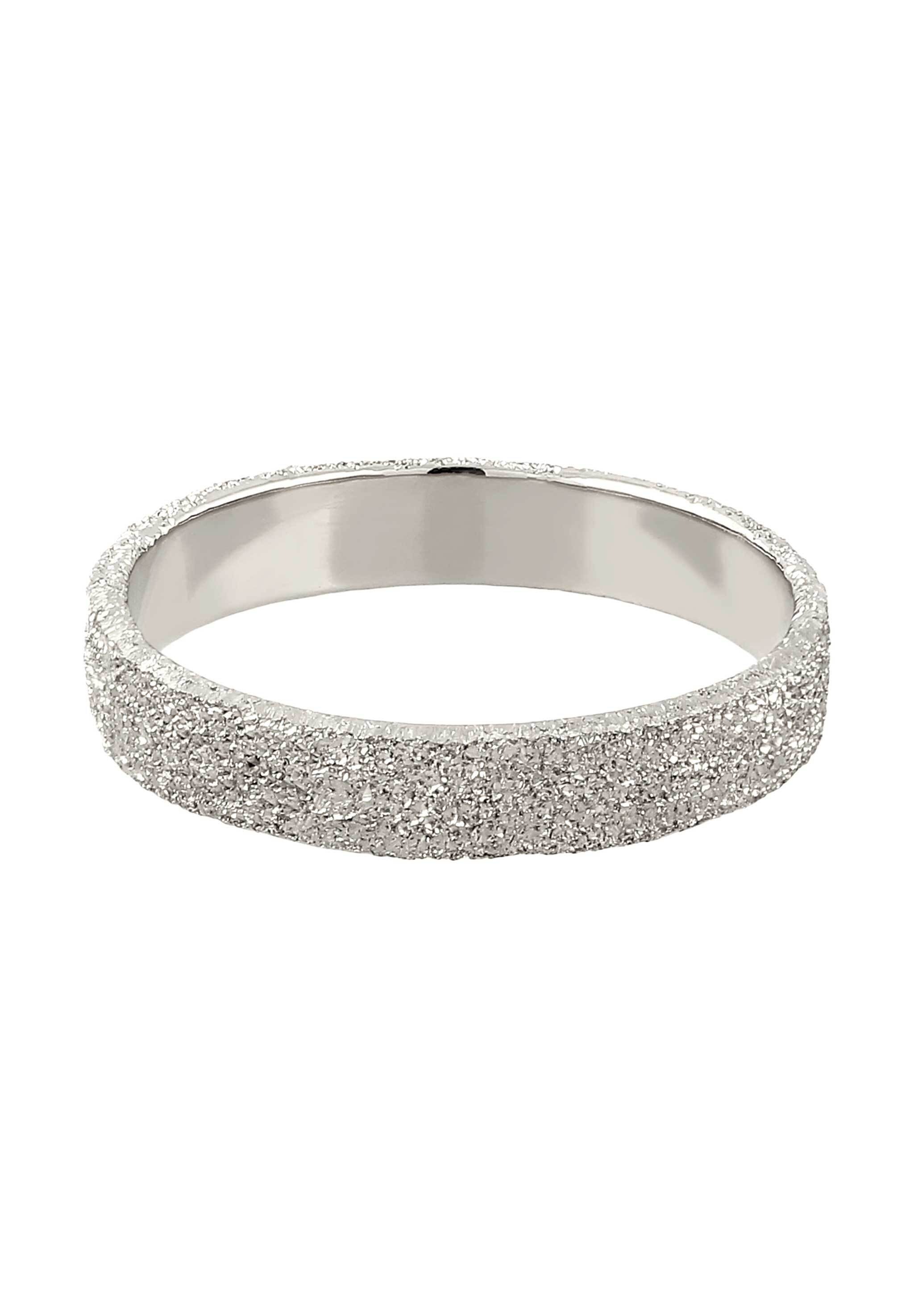 Kuzzoi Silberring »Ring Bandring strukturiert 925 Sterling Silber«