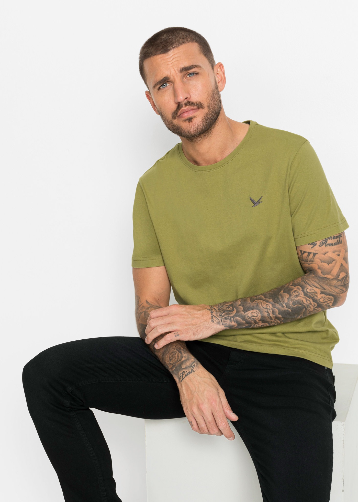 bonprix T-Shirt Packung, 3, 3 Stk. tlg. günstig online kaufen