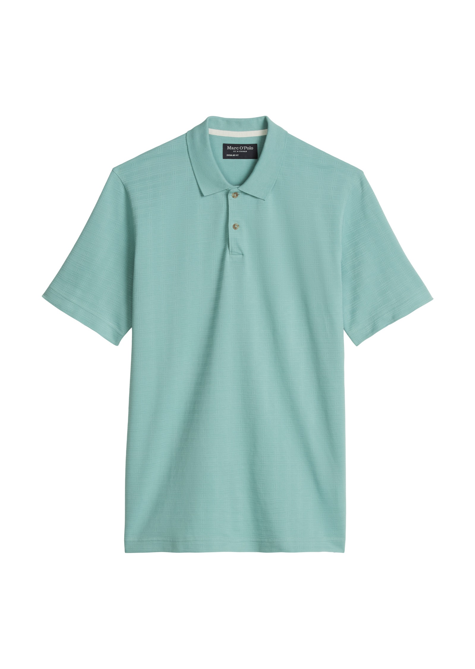 Marc O'Polo Poloshirt »im strukturierten Karo-Jacquard«
