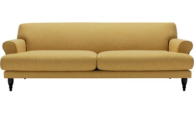 LOVI Sofa »Ginger«, 3-Sitzer, Füße Buche schwarz, Sitzunterfederung mit Polsterunterlage kaufen
