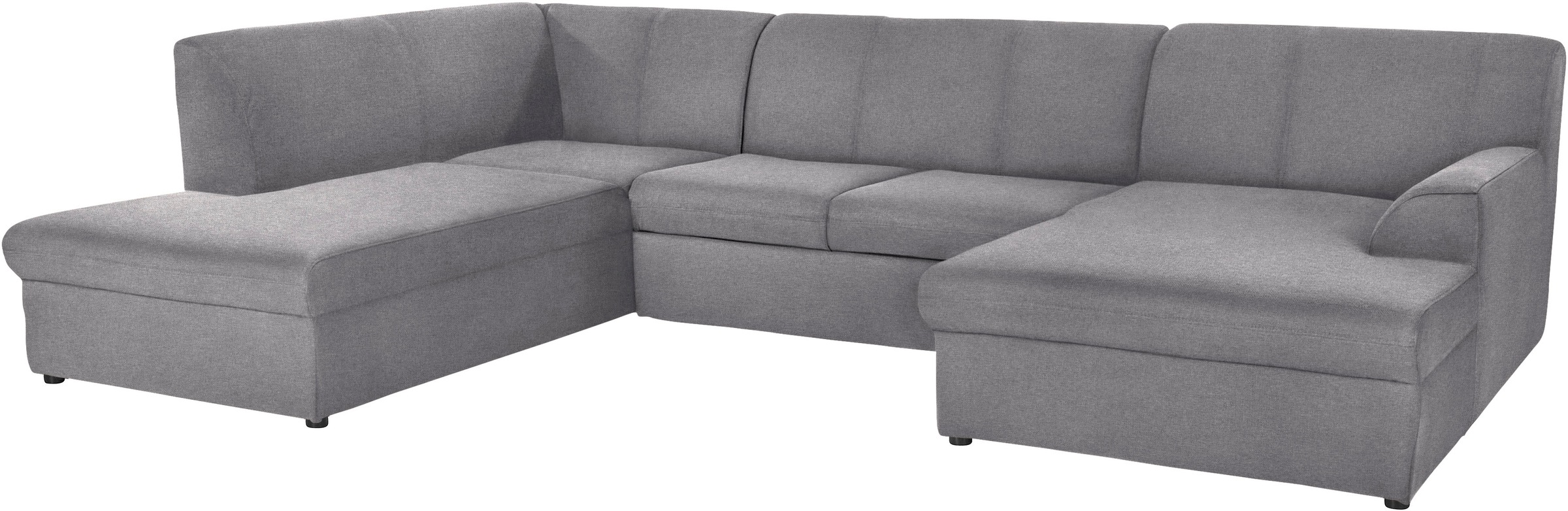 DOMO collection Wohnlandschaft "Topper, elegant & zeitlos, Breite 320cm, komfortabel, U-Form" wahlweise mit Bettfunktion