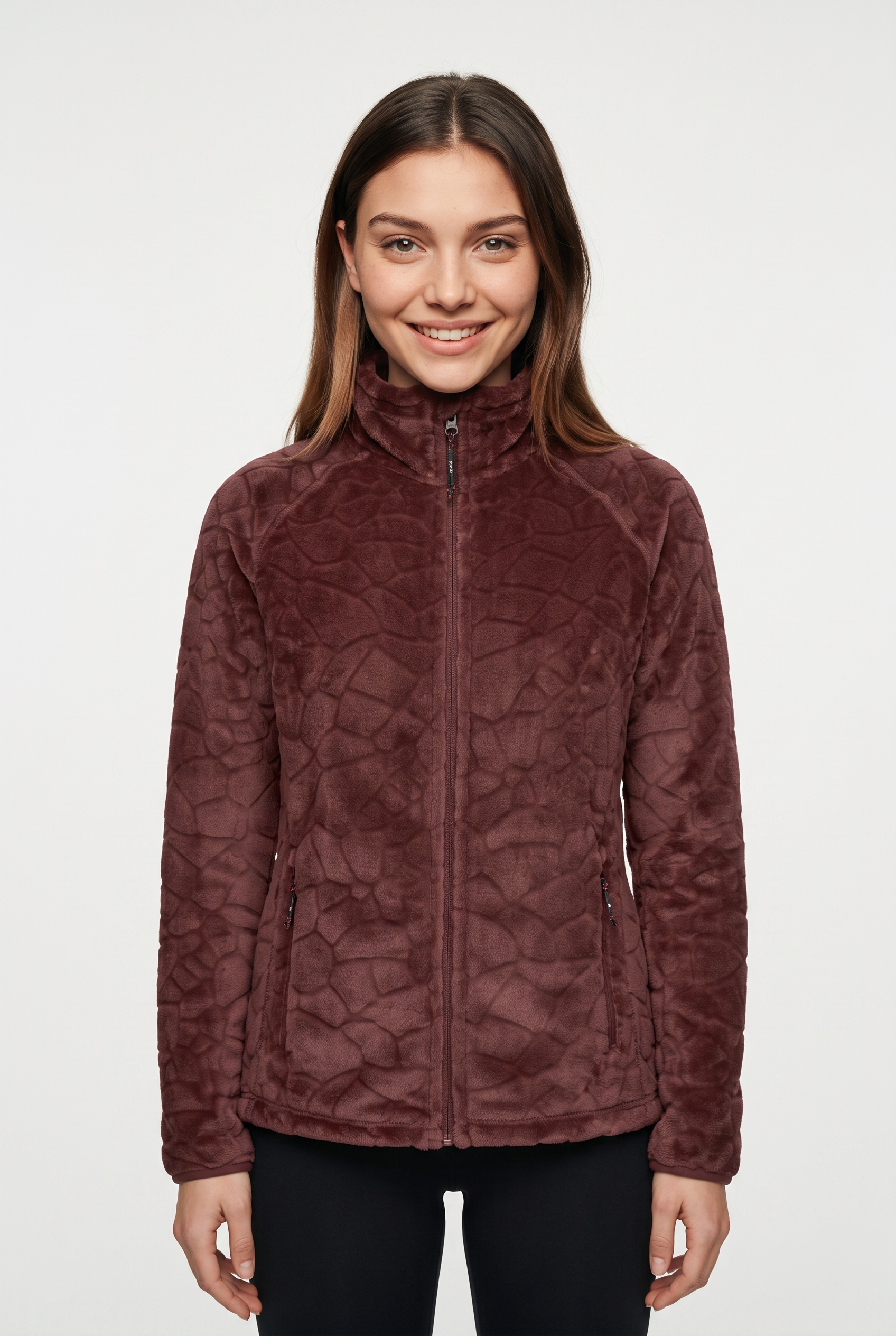 Killtec Fleecejacke "KOW 56 WMN FLC JCKT" mit Stehkragen, wärmend