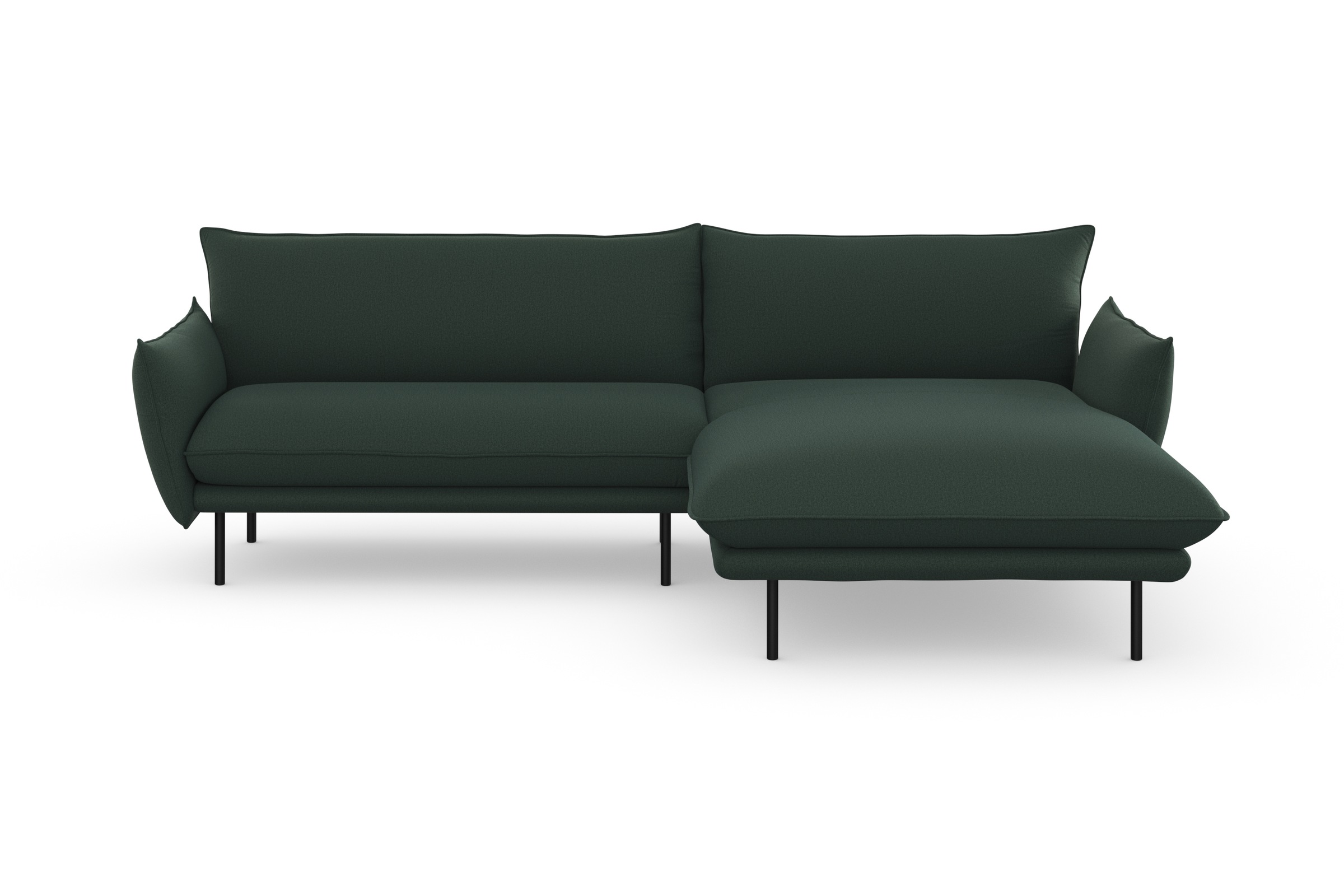 andas Ecksofa »Stine L-Form«, Besonderes Design durch Kissenoptik und Keder, by Morten Georgsen