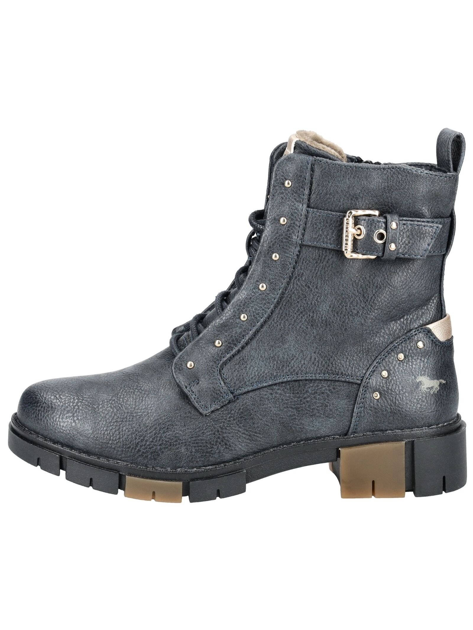 Mustang Shoes Schnürstiefelette »Mustang Shoes Stiefelette Lederimitat«