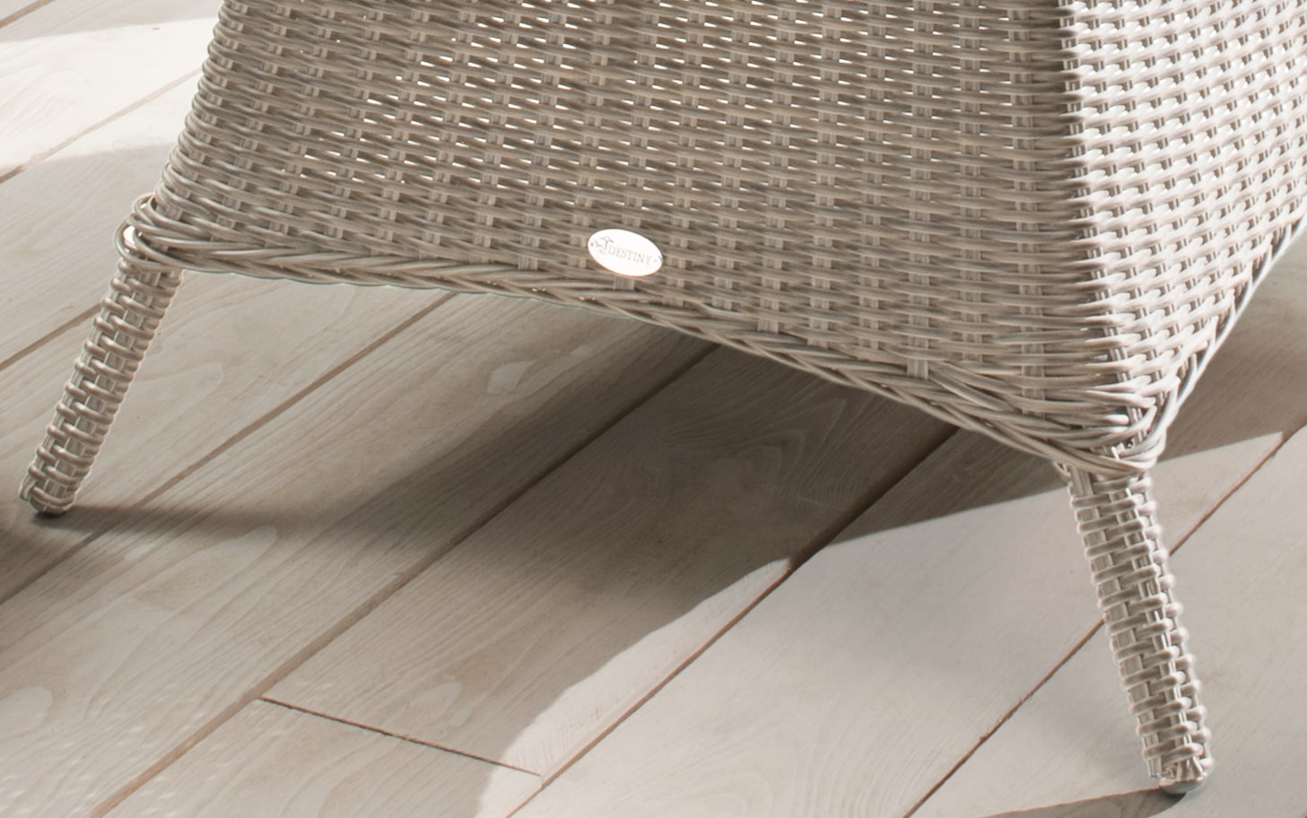 Destiny Garten-Essgruppe »MALAGA LUNA« Set, 4x Sessel, 1x Tisch Ø150cm, 1x Drehteller, inkl. Auflagen, 14 Stk. tlg. Aluminium, Polyrattan