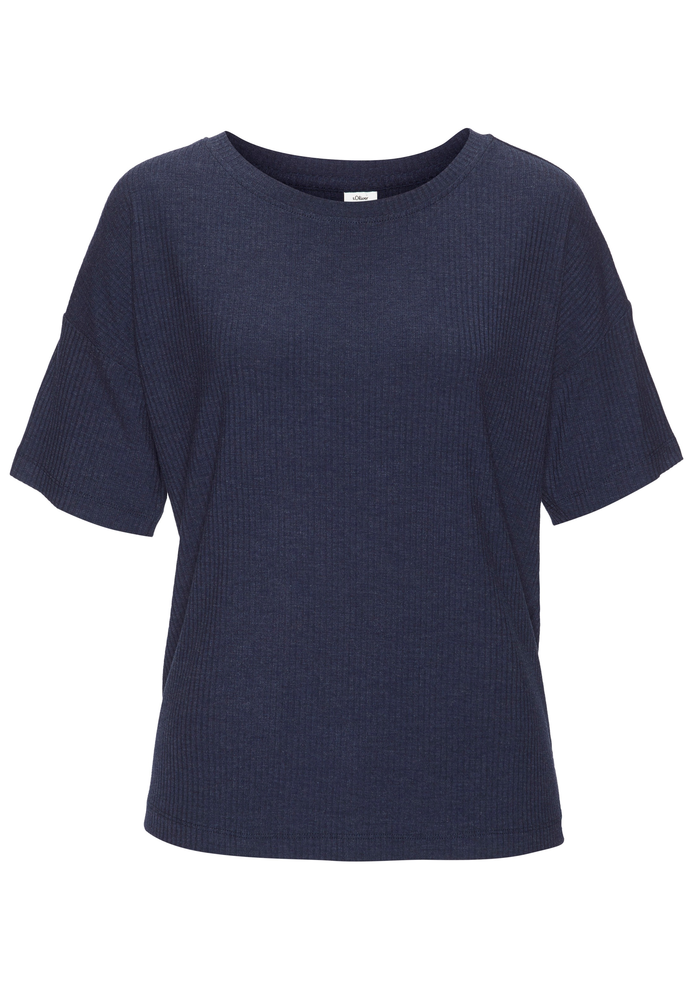 s.Oliver T-Shirt, Aus weicher Rippqualität