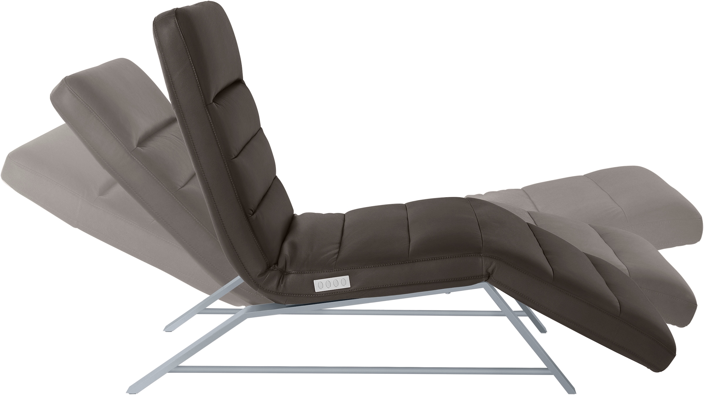 W.SCHILLIG Relaxliege »daily dreams«, Funktionsliege wahlweise mit Motor, Gestell matt, Breite 65 cm