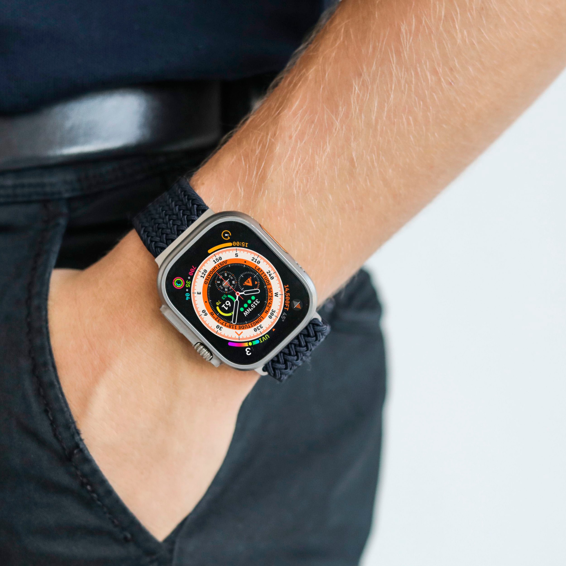 VONMÄHLEN Smartwatch-Armband »Watch Strap - Woven Loop - Armband für Apple Watch 42/44/45/49 mm«