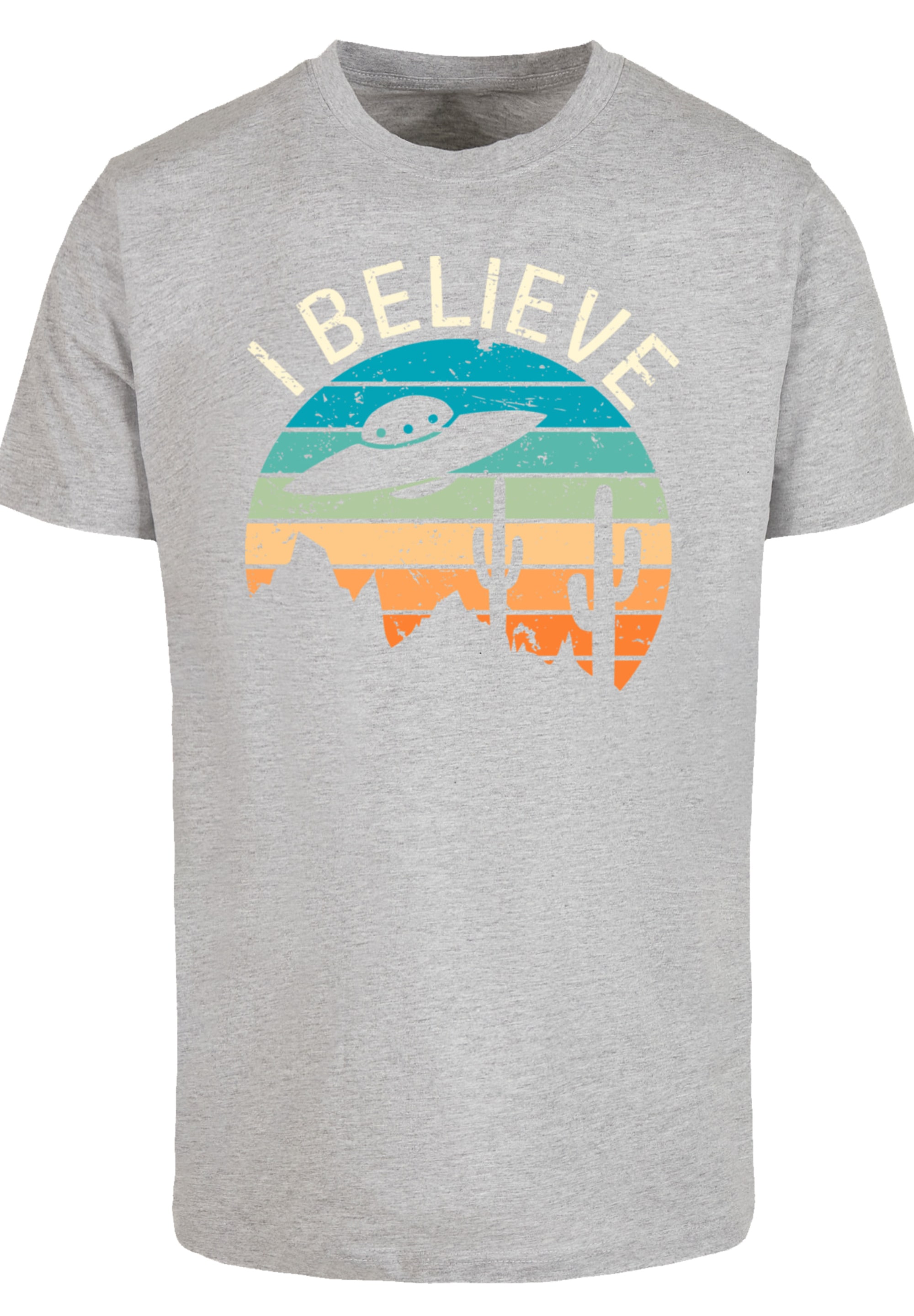 F4NT4STIC T-Shirt "I Believe UFO Alien Sonnenuntergang", Premium Qualität günstig online kaufen