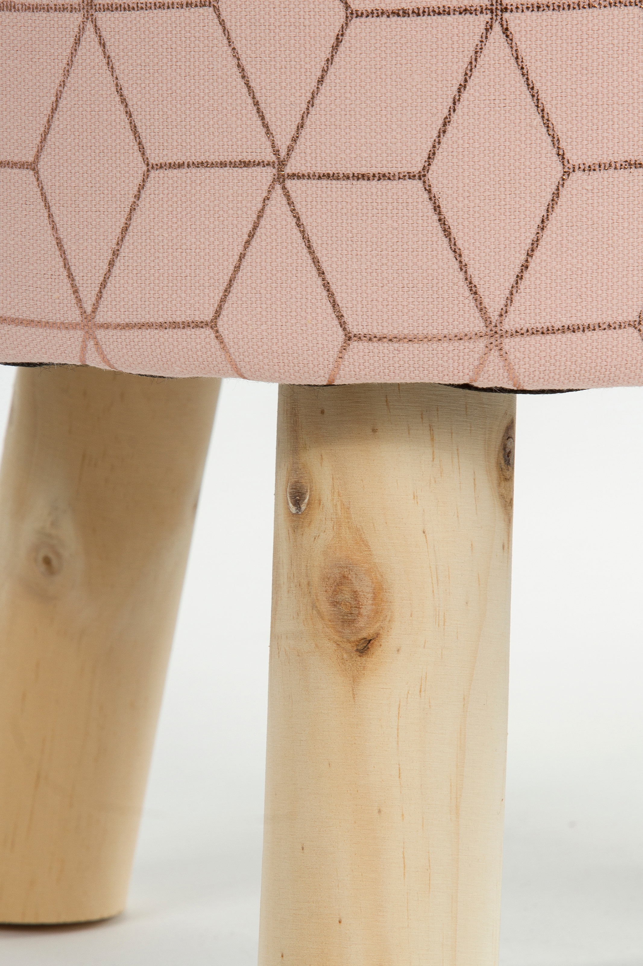 my Flair Hocker, rose/gold H33 durchm. 32