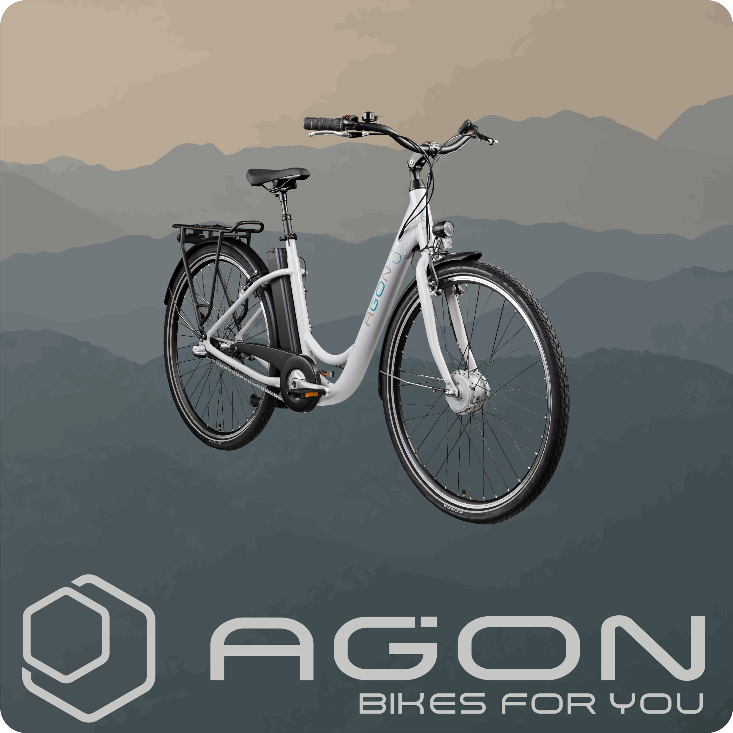 AGON »Aurora« 3 Gang Nabenschaltung Frontmotor 250 W Pedelec, Elektrofahrrad für Damen u. Herren