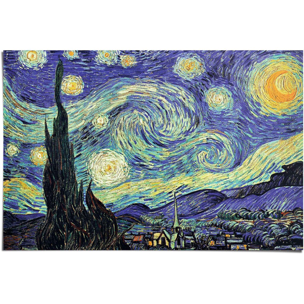 Reinders! Poster »Sternennacht Vincent van Gogh«, (1 St.)