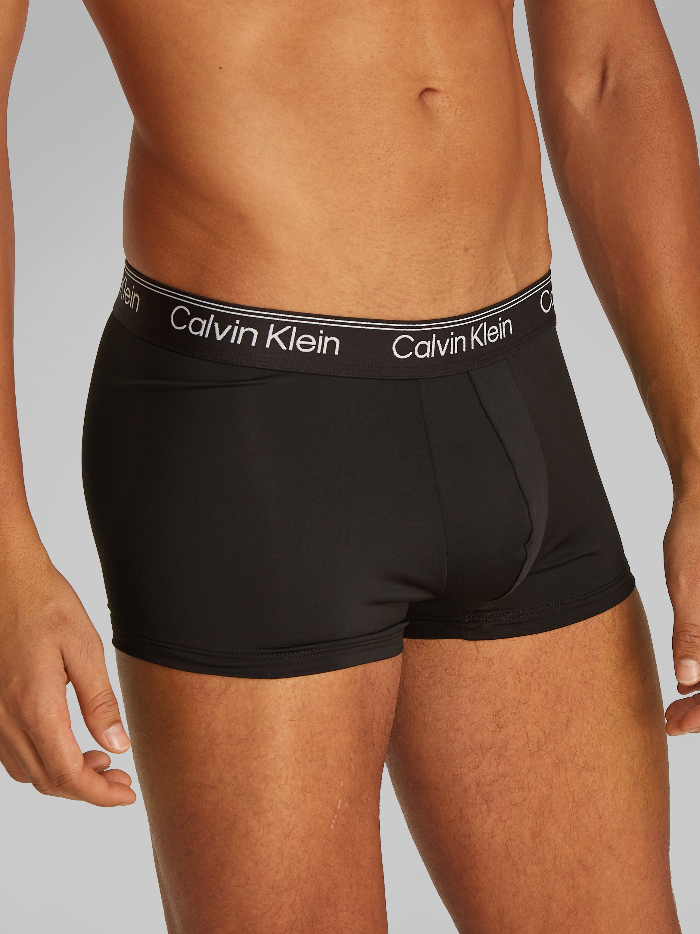 Calvin Klein Underwear Trunk »LOW RISE TRUNK 3PK«, (Packung, 3 St., 3er), mit Logo-Stretchbund