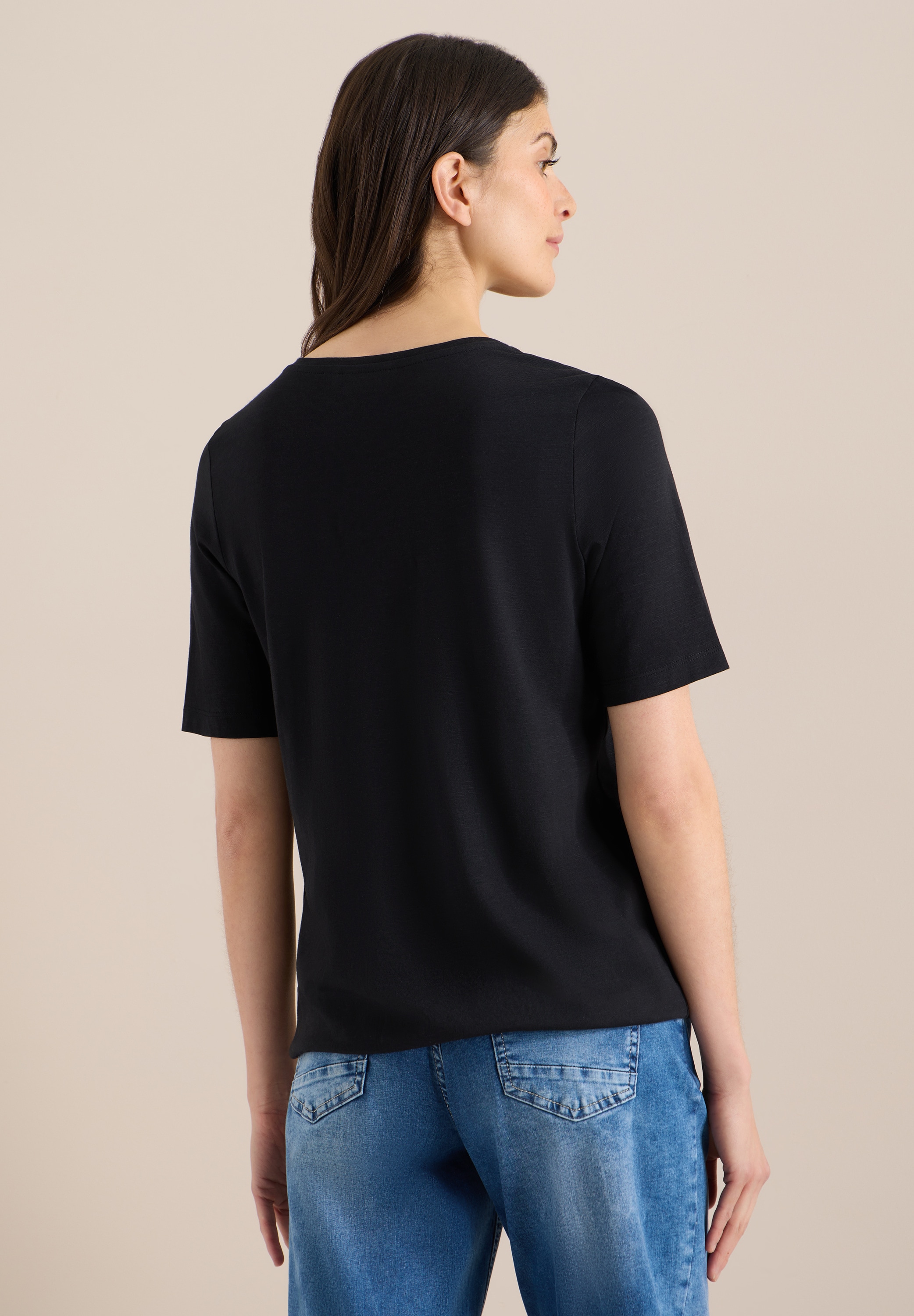 Cecil T-Shirt in Unifarbe