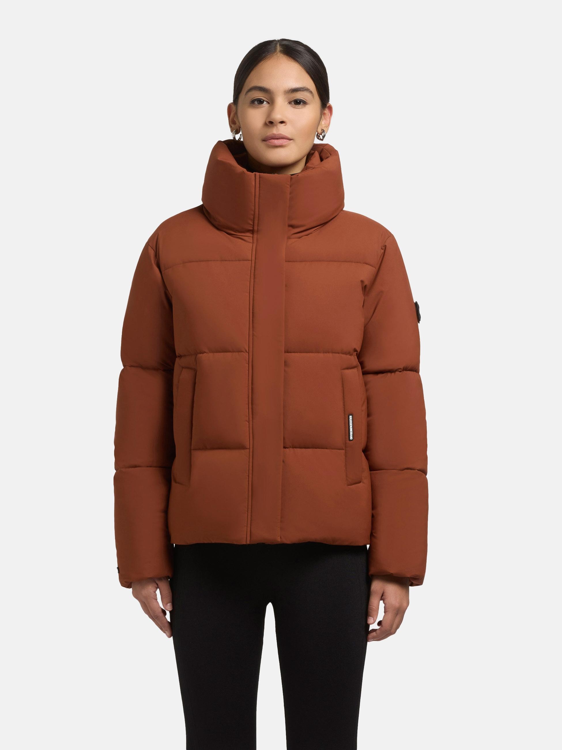 khujo Winterjacke "Rinja2 Matt" ohne Kapuze Warme Steppjacke mit hohem Krag günstig online kaufen