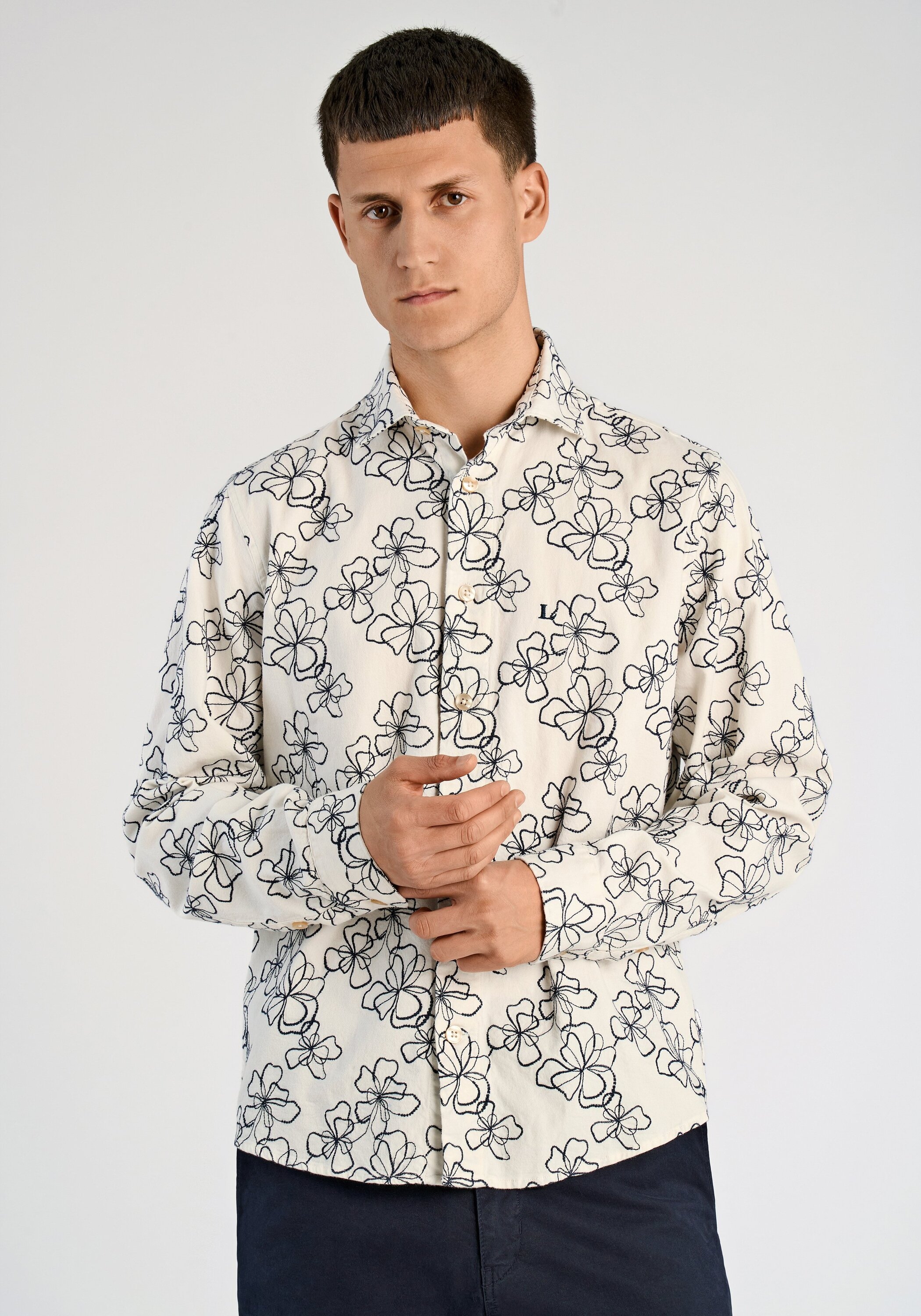 LINDBERGH "Freizeithemd (Langarm) Regular Fit"