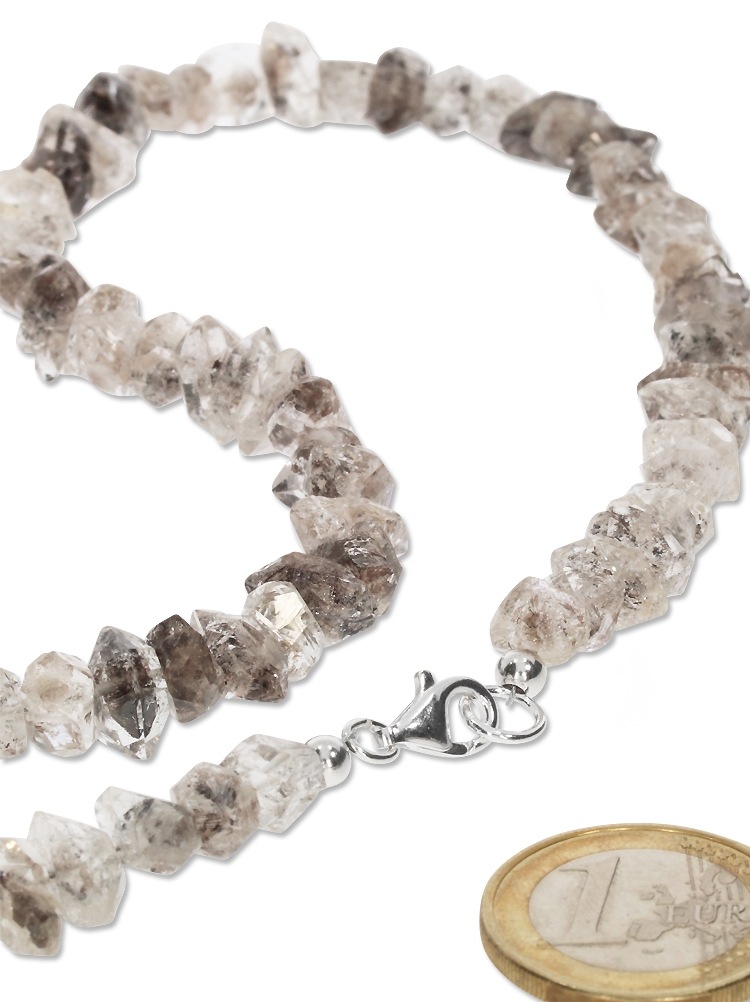 Adelia´s Kette ohne Anhänger »Schmuck Bergkristall Halskette 925 Silber 43 cm«