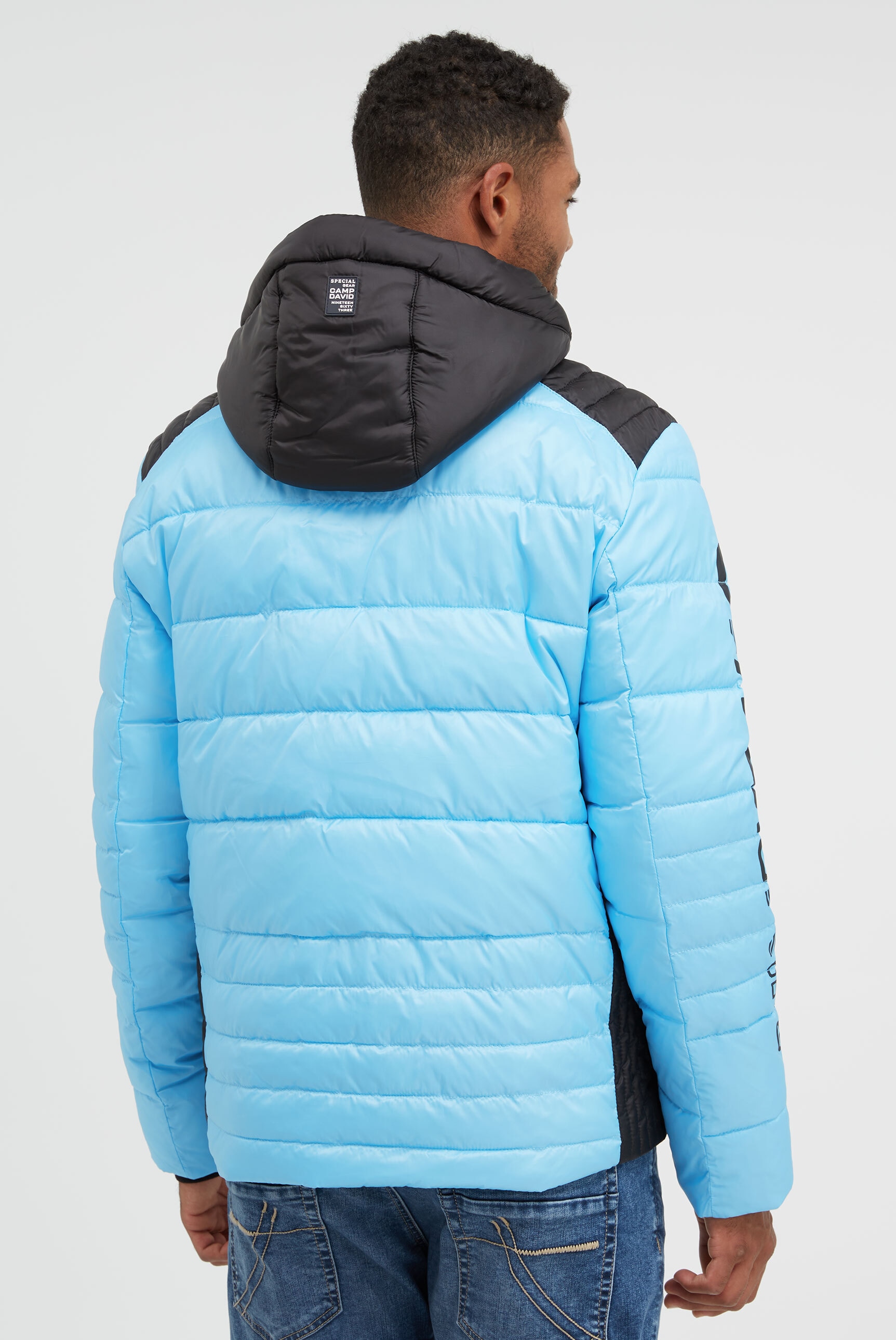 CAMP DAVID Winterjacke mit Kapuze mit abtrennbarer Kapuze