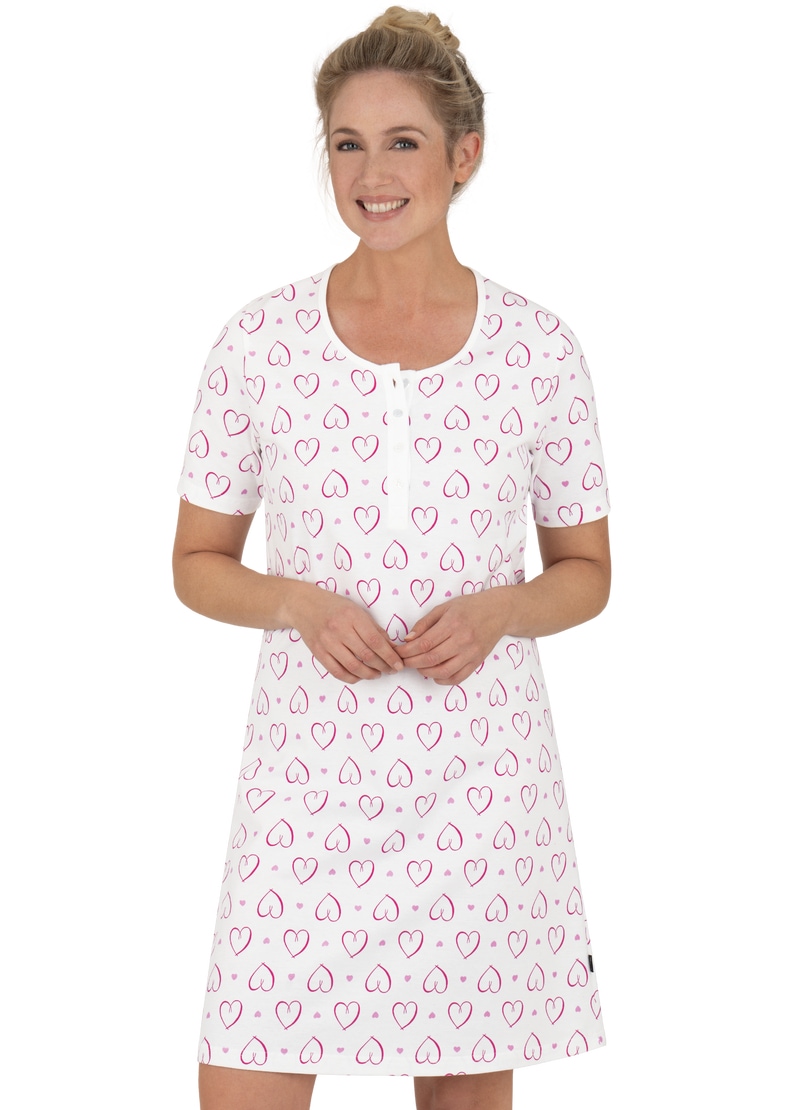 Trigema Nachthemd »TRIGEMA Nachthemd mit herzigem Allover-Print« ▷ für |  BAUR