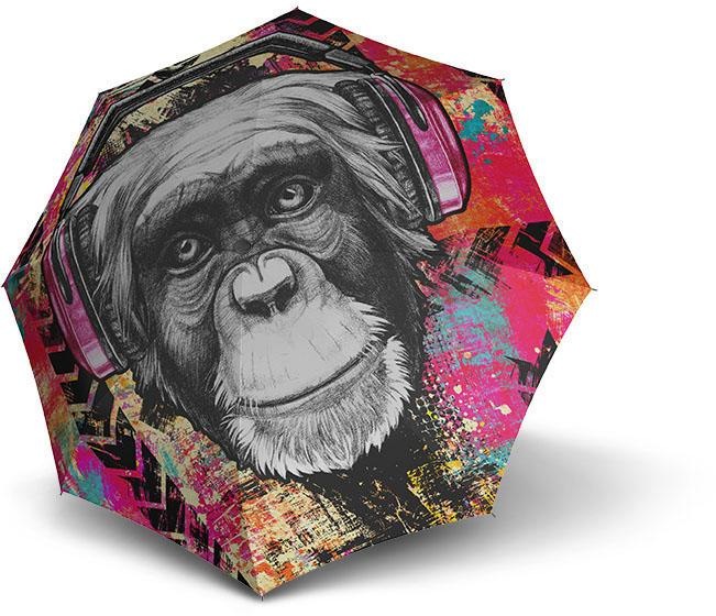 doppler® Stockregenschirm »Modern Art Lang Automatik, Monkey«