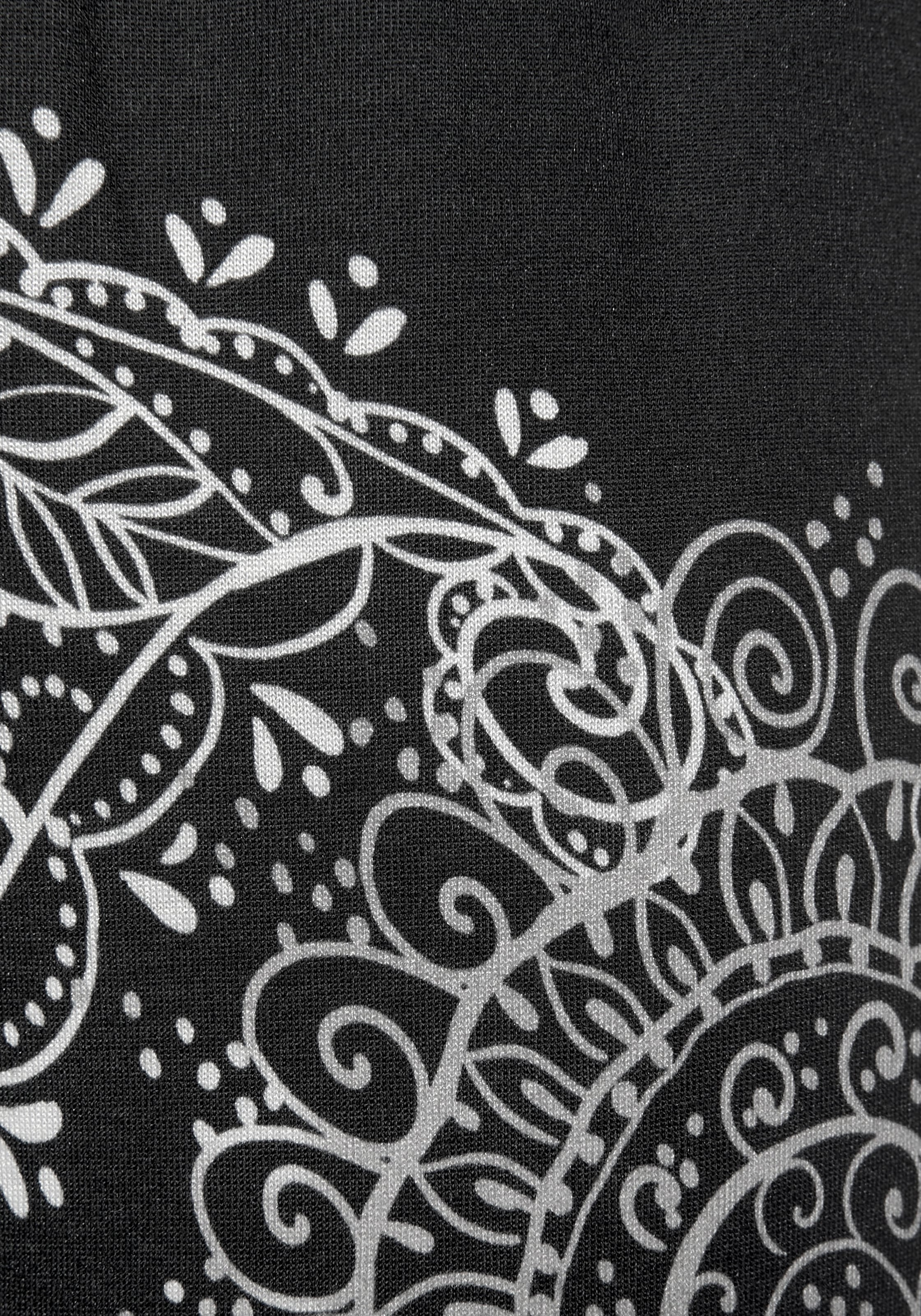 Vivance Dreams Pyjama, (2 tlg., 1 Stück), im schwarz-weißen Paisley-Dessin  online kaufen | BAUR