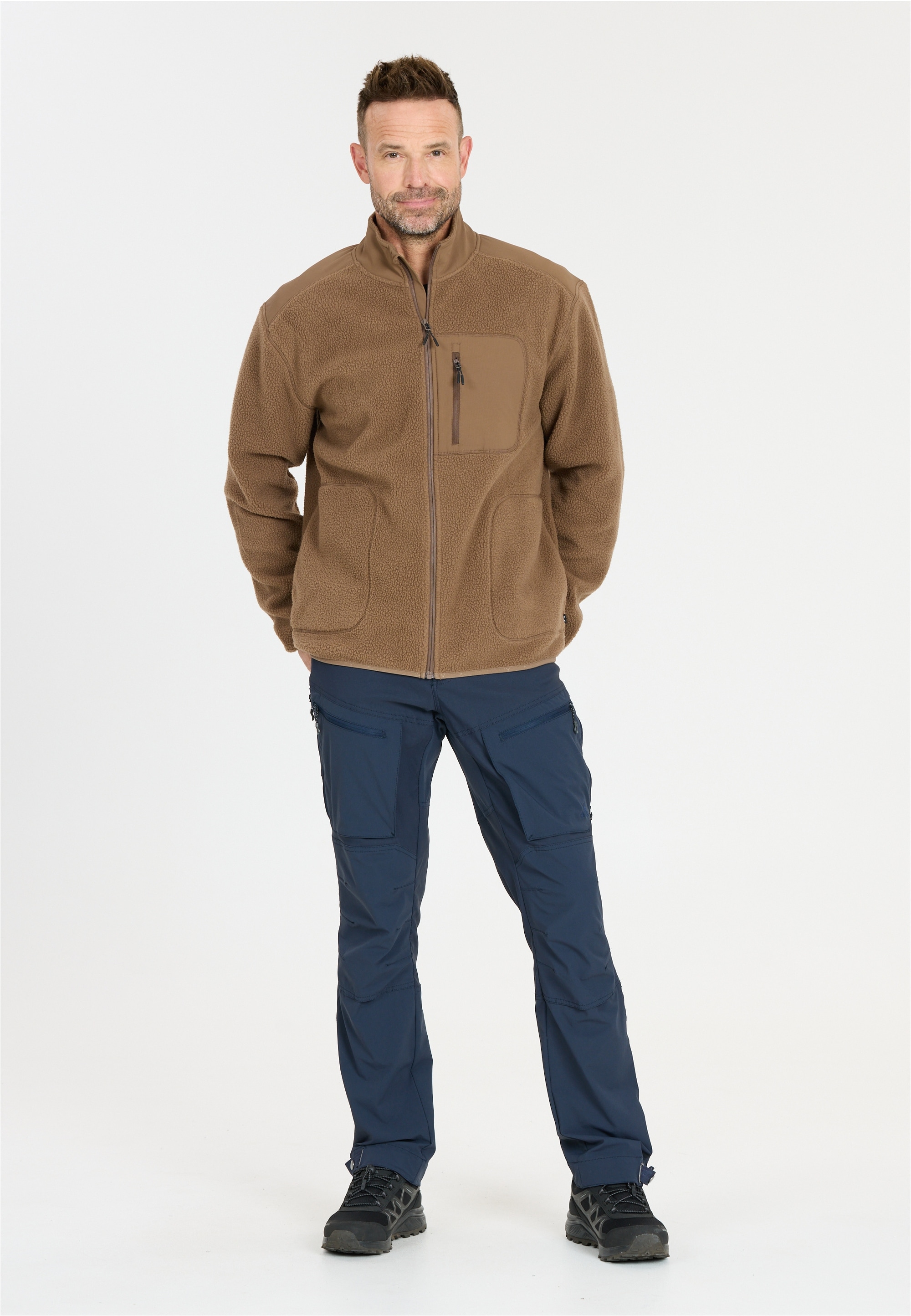 WHISTLER Fleecejacke "Felis" aus weichem Teddyfleece mit flachen Nähten