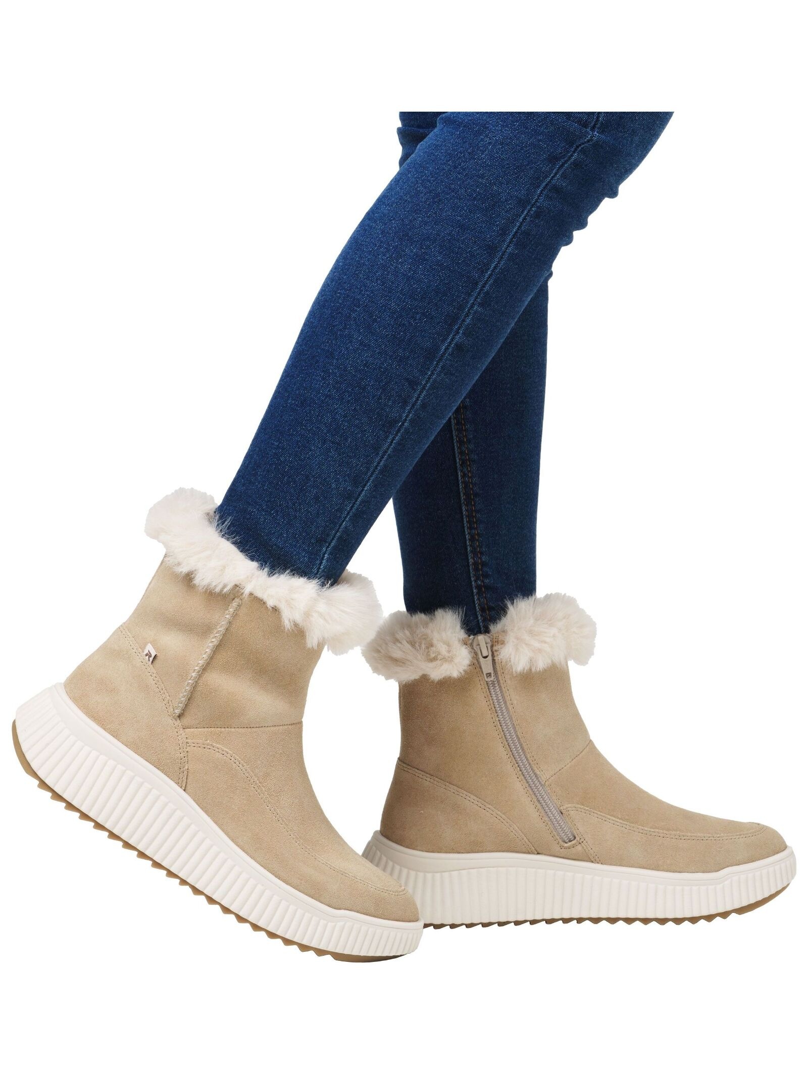 Rieker Stiefel »Rieker Stiefel Veloursleder/Textil«