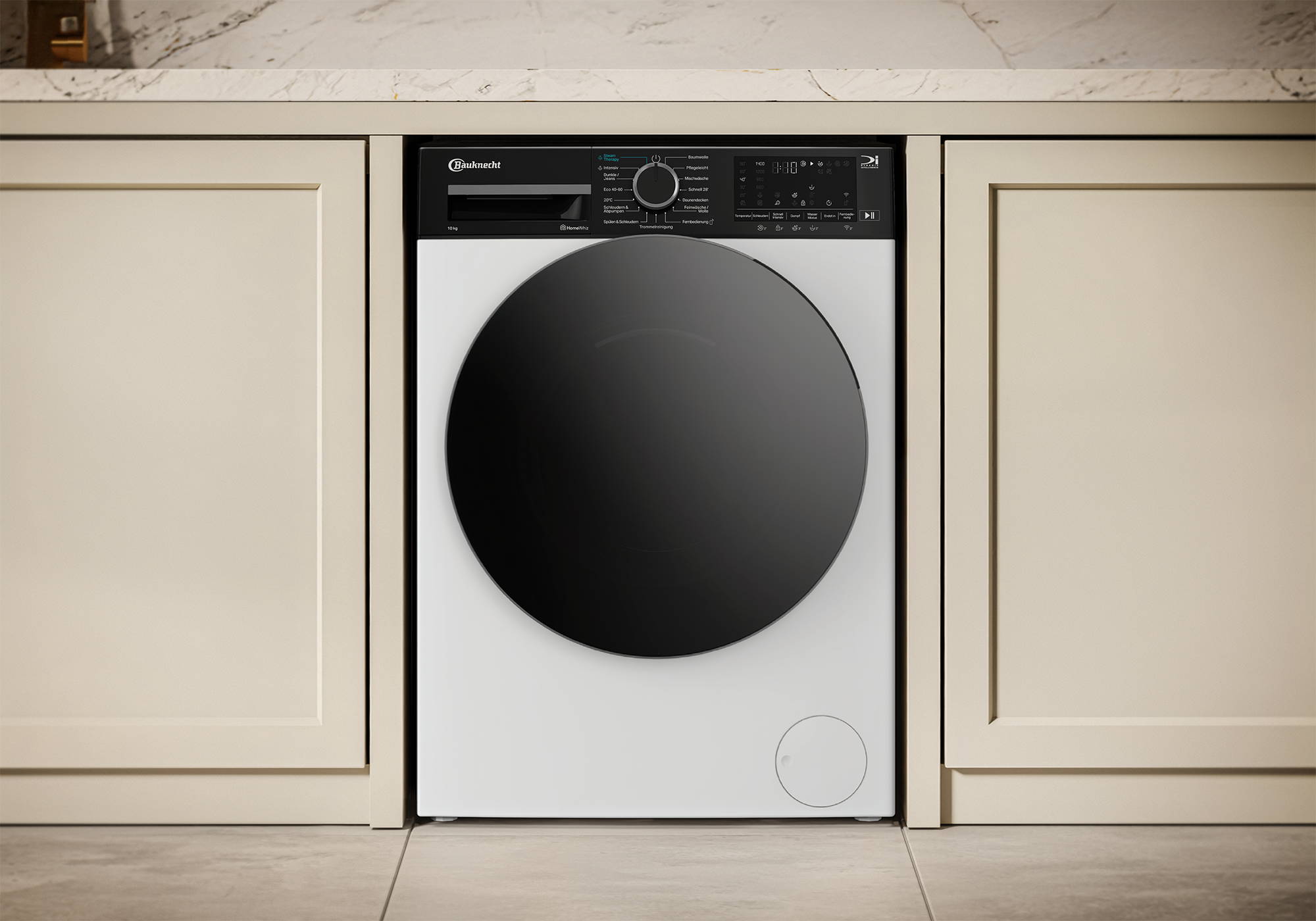 BAUKNECHT Waschmaschine »B WM Smart Eco 10A« 10 kg 1400 U/min Adaptive Wash – Intelligente Anpassung für perfekte Waschergebnisse