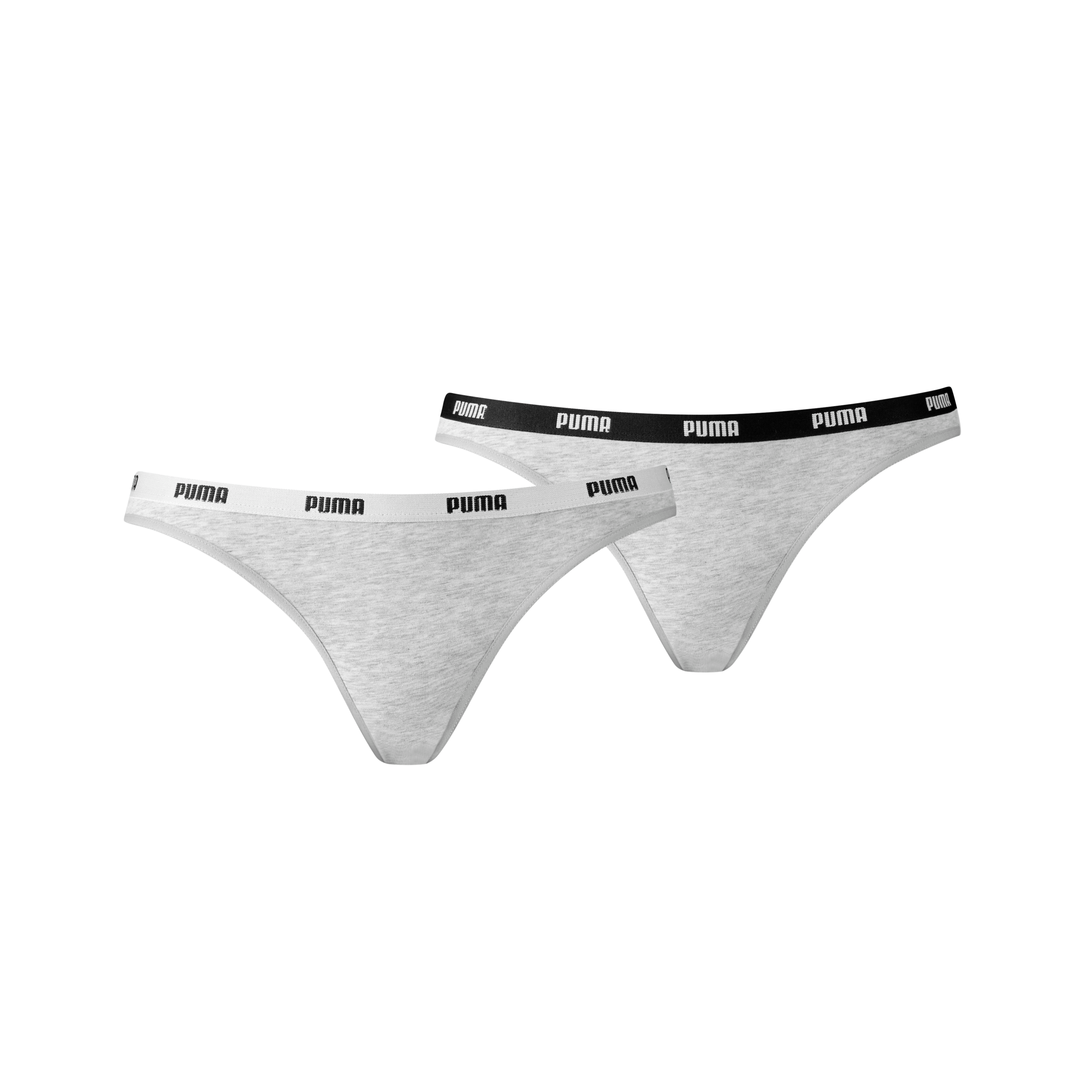 PUMA Bikinislip "PUMA WOMEN BIKINI 2P", (2er Pack), Low-Rise Design, flache günstig online kaufen
