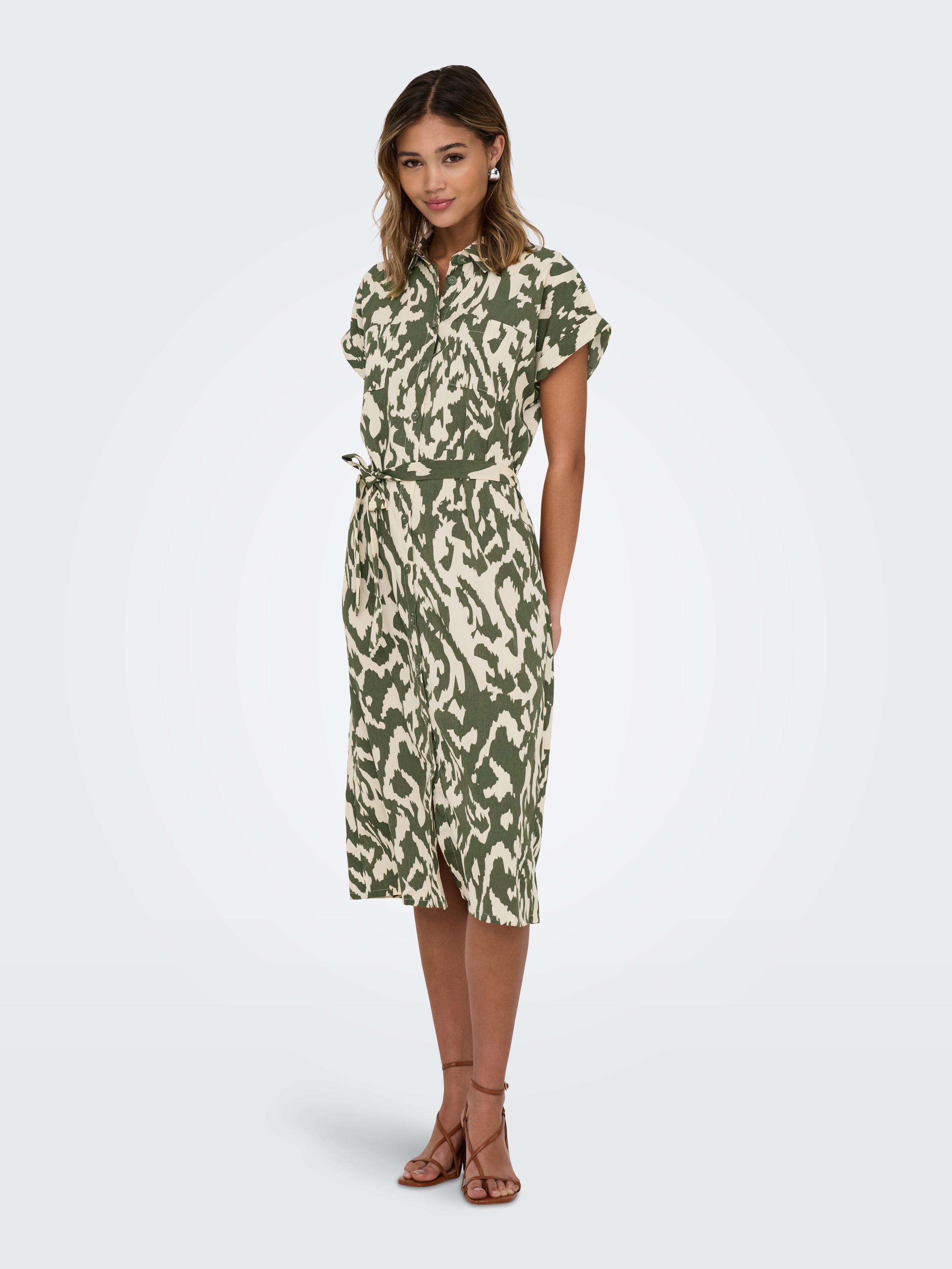 ONLY Hemdblusenkleid "ONLHANNOVER S/S SHIRT DRESS NOOS WVN", Sommerkleid günstig online kaufen