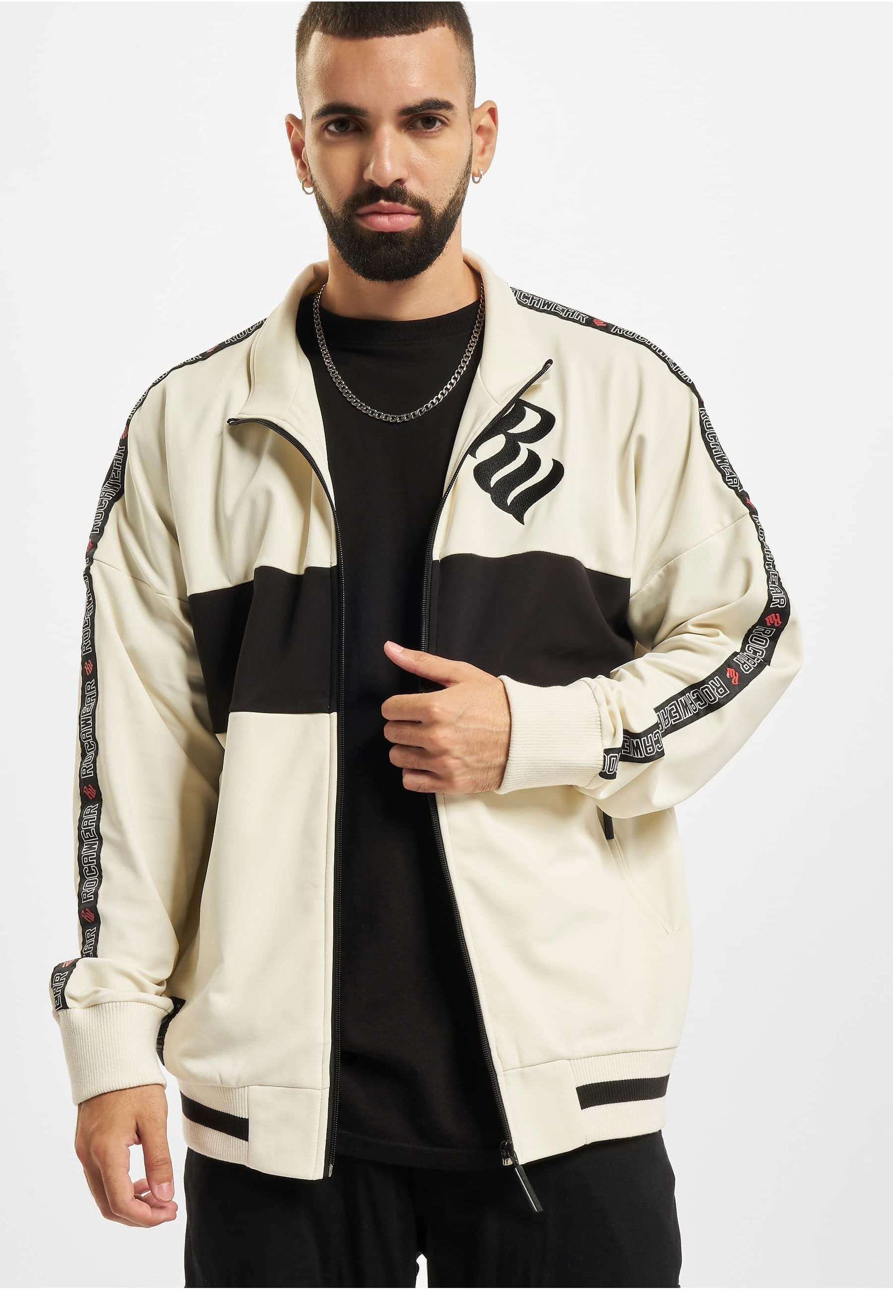 Rocawear Allwetterjacke »Rocawear Herren Rocawear Wythe Track Jacket«, (1 St.), ohne Kapuze