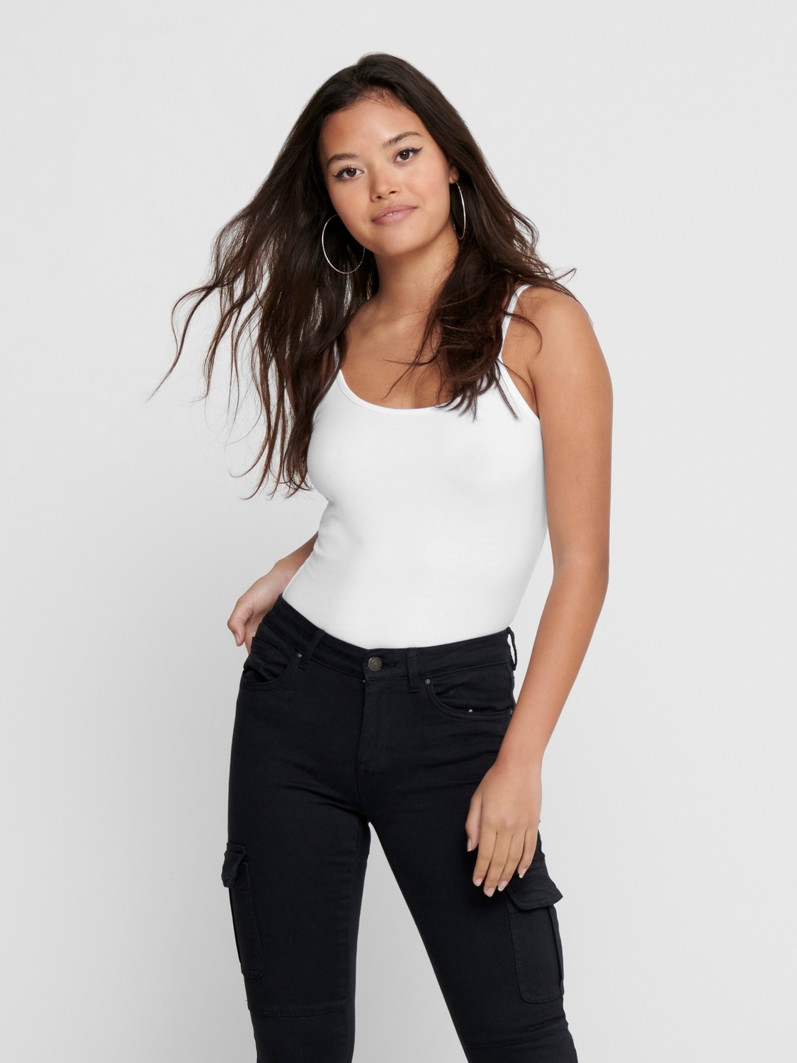 ONLY Spaghettitop "ONLLOVE – Spaghettitops im Doppelpack mit elastischem Tr günstig online kaufen