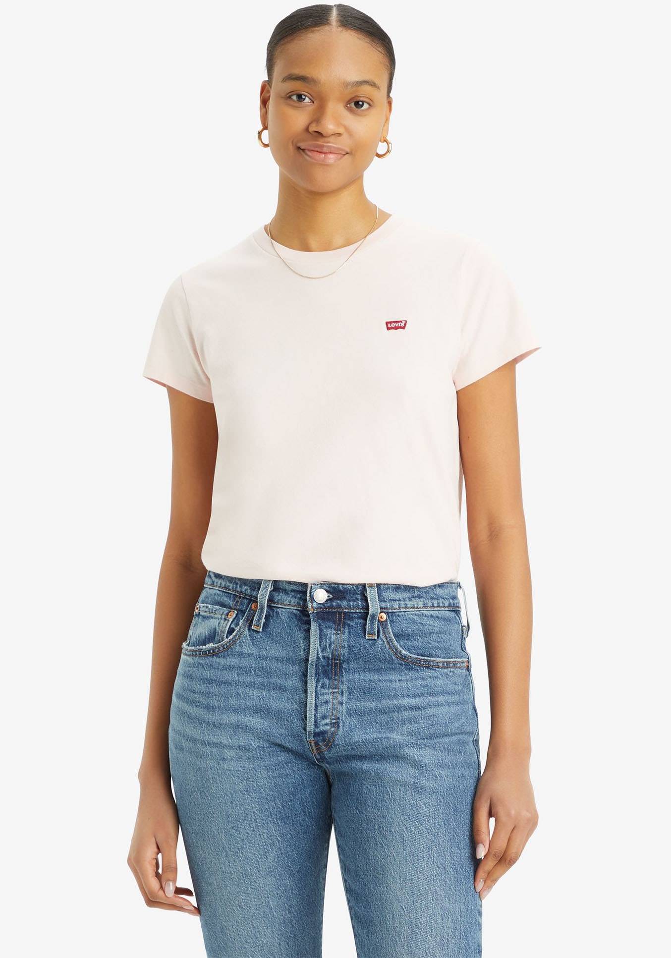 Levis "TEE Minilogo" mit kleiner Logostickerei