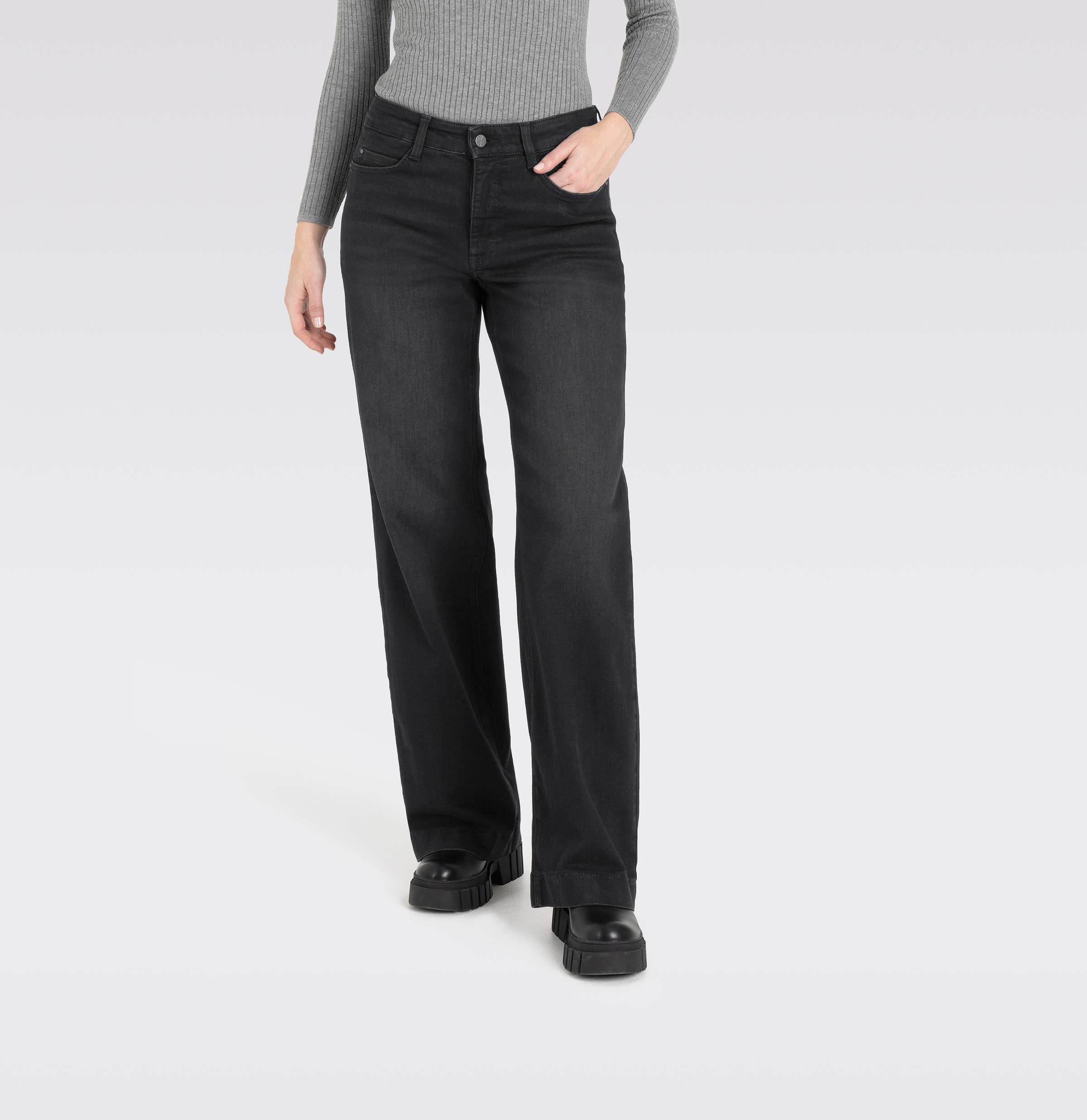 MAC Weite Jeans "Dream Wide authentic", mit formendem Shaping-Effekt günstig online kaufen