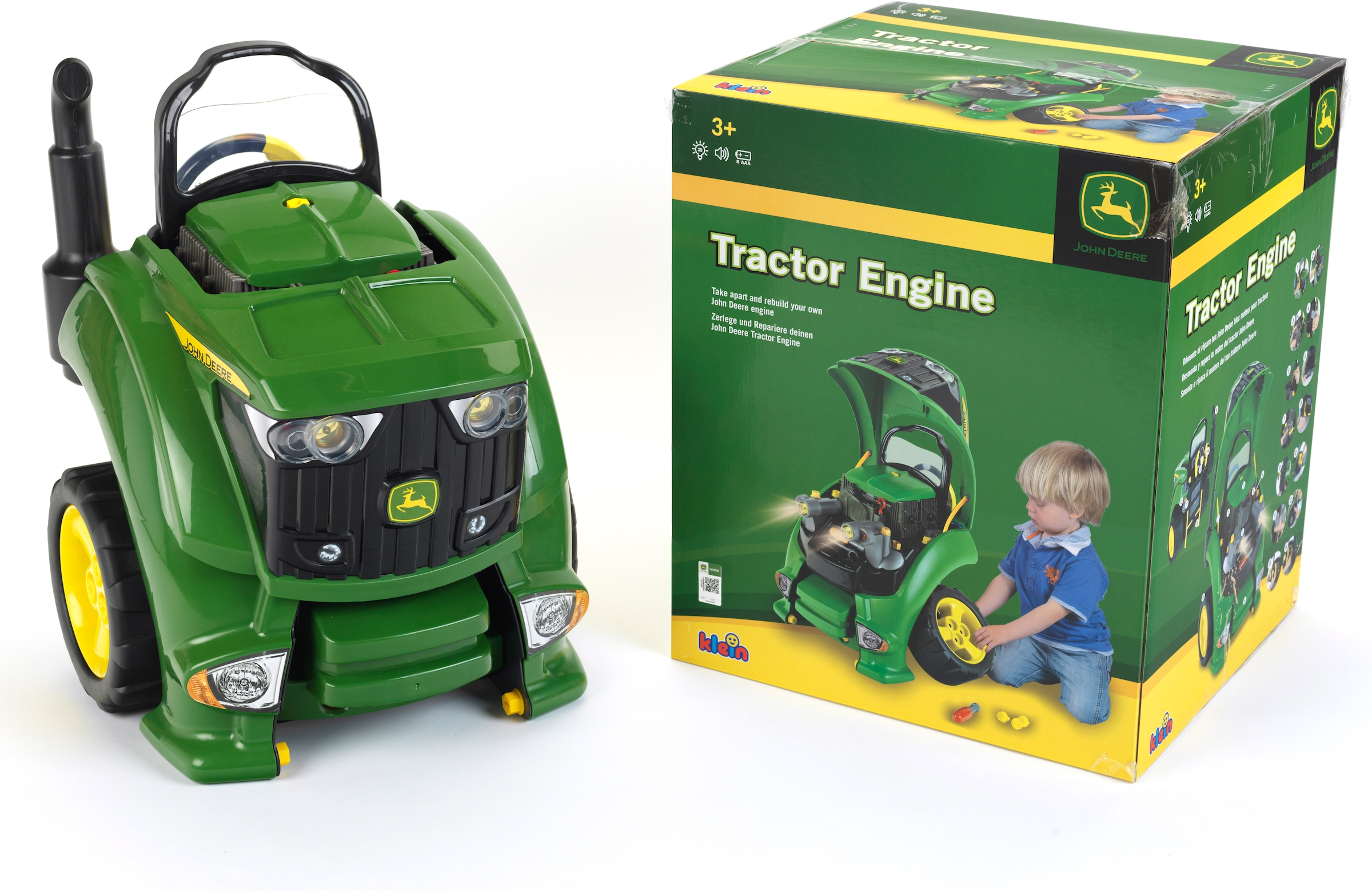 Klein Kinder-Montagetraktor »John Deere Tractor Engine«