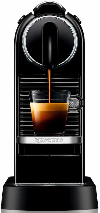 Nespresso Kapselmaschine »CITIZ EN 167.B von DeLonghi, Black«, inkl. Willkommenspaket mit 7 Kapseln