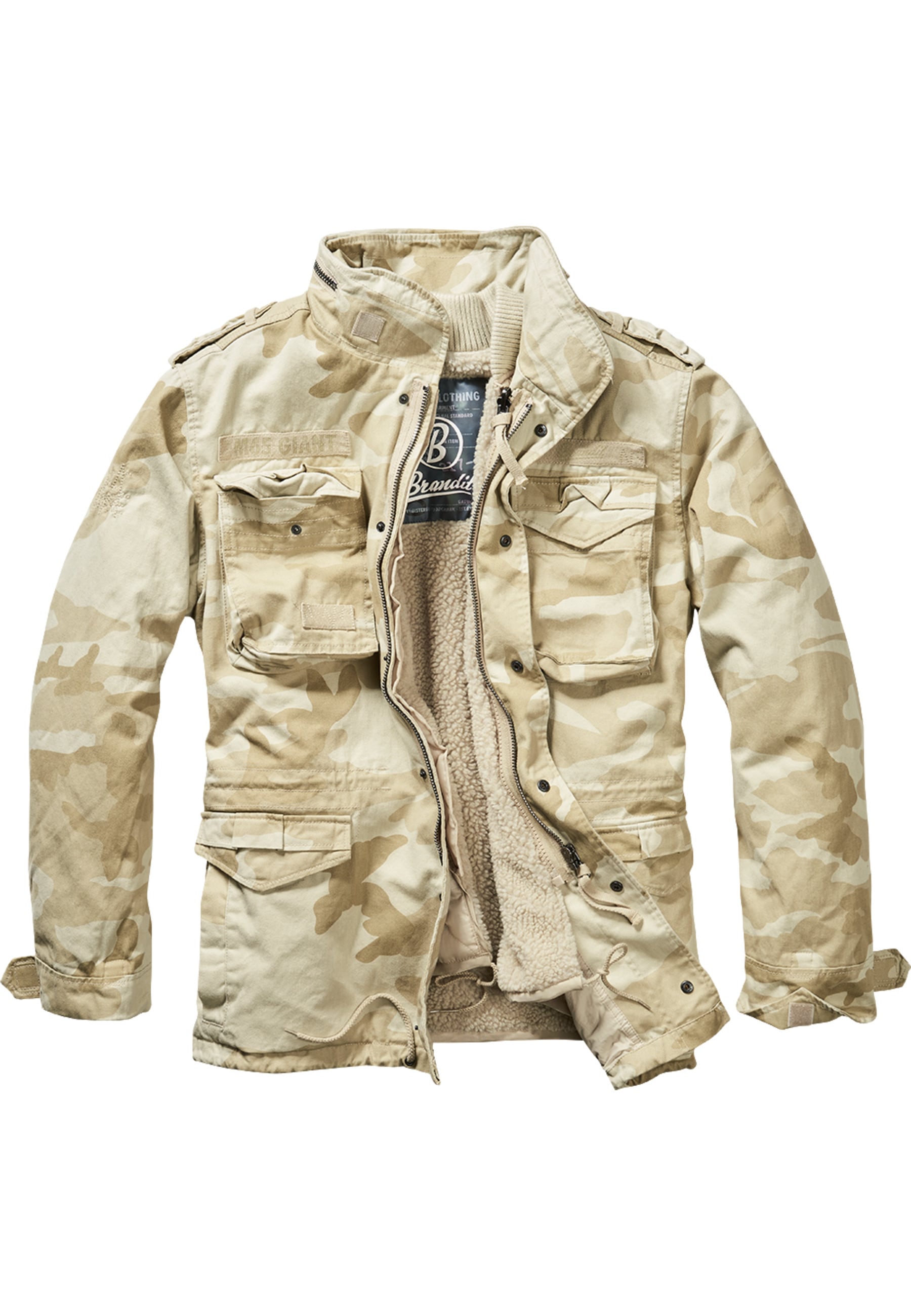 Brandit Winterjacke "Brandit Herren M-65 Giant Jacket" 1 Stk. tlg. ohne Kap günstig online kaufen