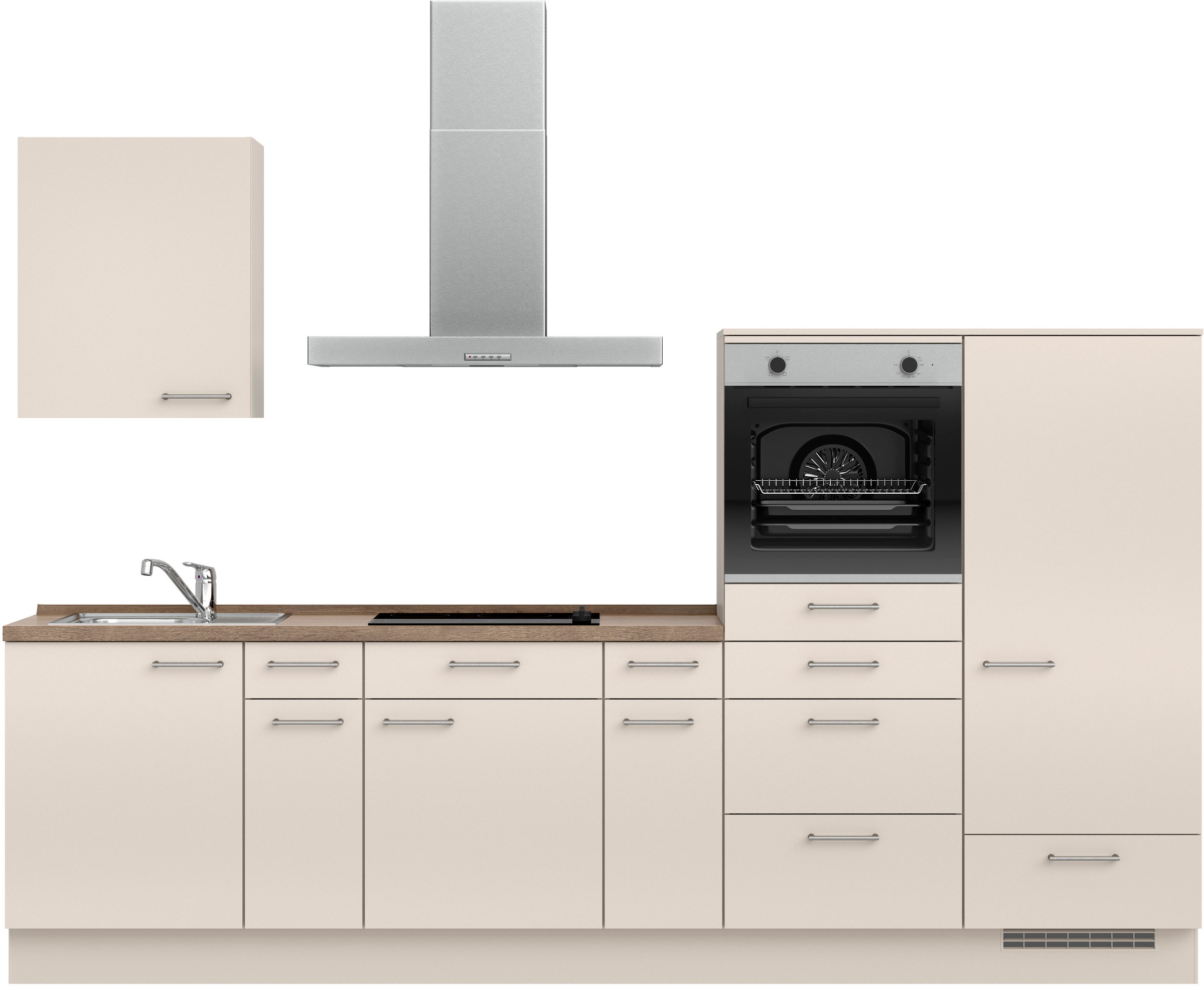 nobilia Küchenzeile ""Laser I", Ausrichtung wählbar, Breite 300 cm" vormont günstig online kaufen