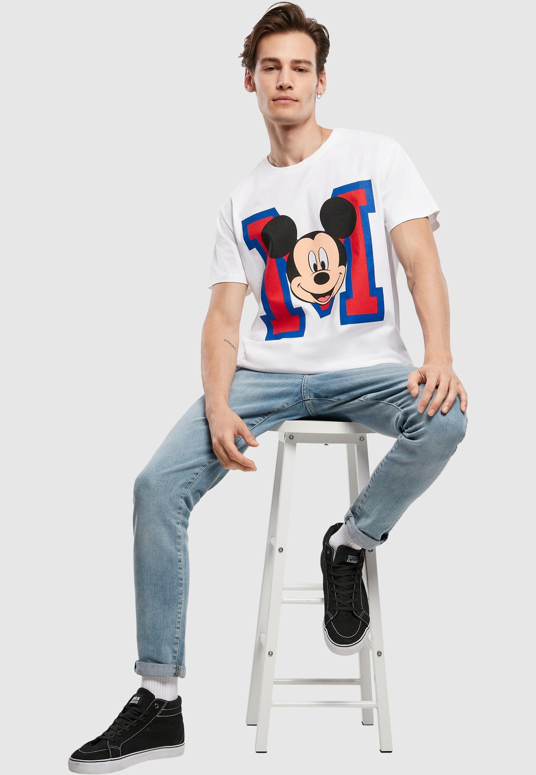 Merchcode T-Shirt »Merchcode Herren Mickey Mouse M Face« 1 Stk. tlg.