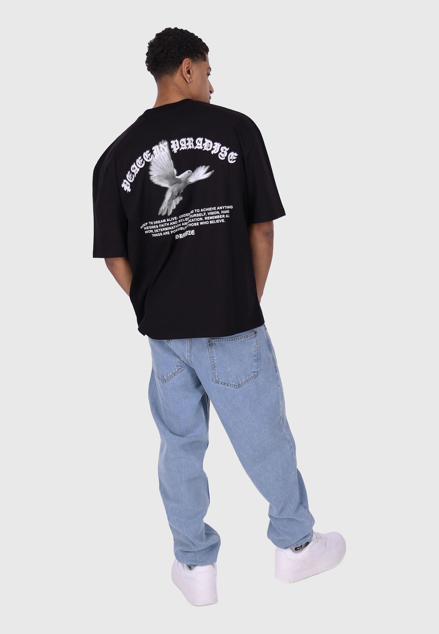 Dropsize T-Shirt »Dropsize HEAVY OVERSIZED PEAVE DOVE T-SHIRT« 1 Stk.