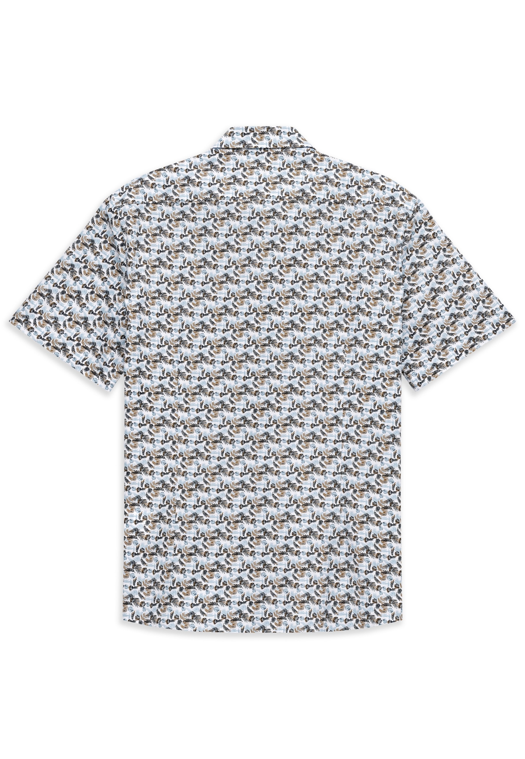 bugatti Kurzarmhemd Modern Fit mit einem Print