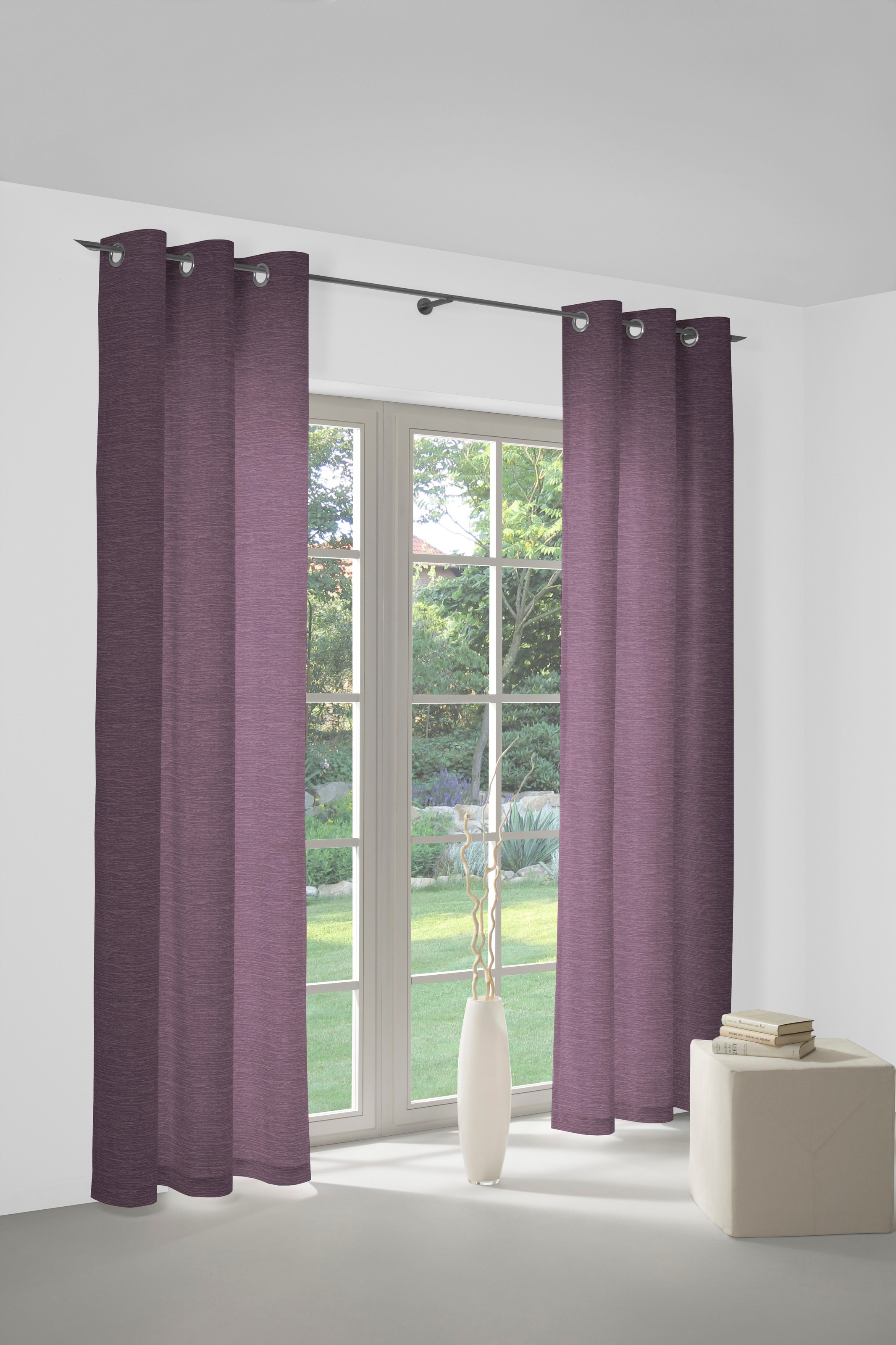 Wirth Vorhang "Trondheim 328 g/m²" Ösen 1 Stk. tlg. nach Maß günstig online kaufen