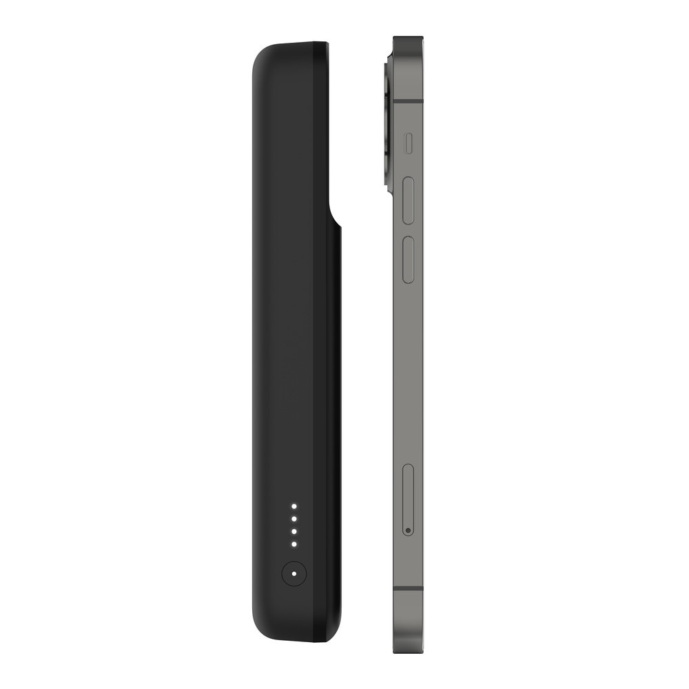 Belkin Powerbank »BOOSTCharge tragbares, magnetisches drahtloses 10K-Ladegerät«, Belkin Magn. Ladepad und Powerbank MagSafe 10.000 mAh,schwarz, 10000 mAh, kompatibel mit MagSafe, designed für iPhone 15, 14, 13, 12 Serie