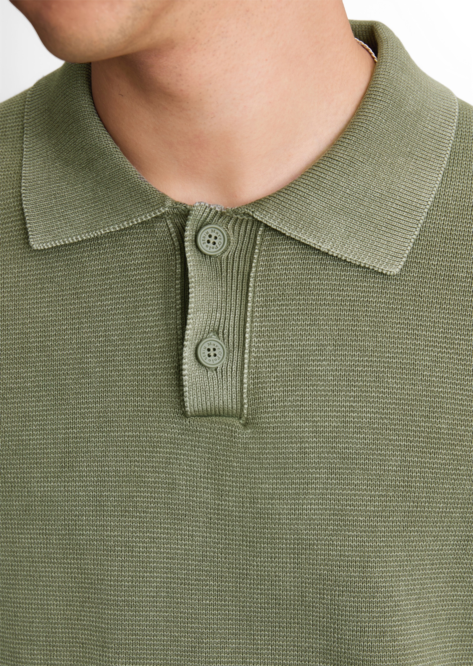Marc O'Polo DENIM Poloshirt »aus reiner Bio-Baumwolle«