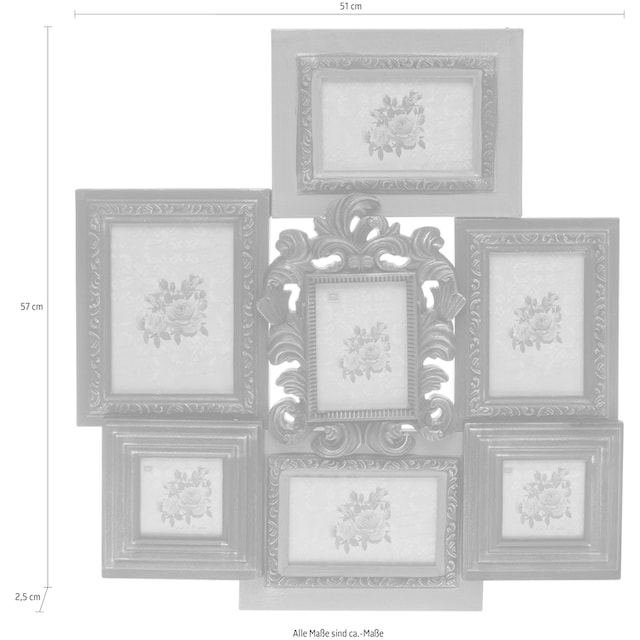 Bildformate, Optik Accessoires Shabby BAUR verschiedene »Ane«, | Collage Myflair Bilderrahmen Fotorahmen, Möbel & für