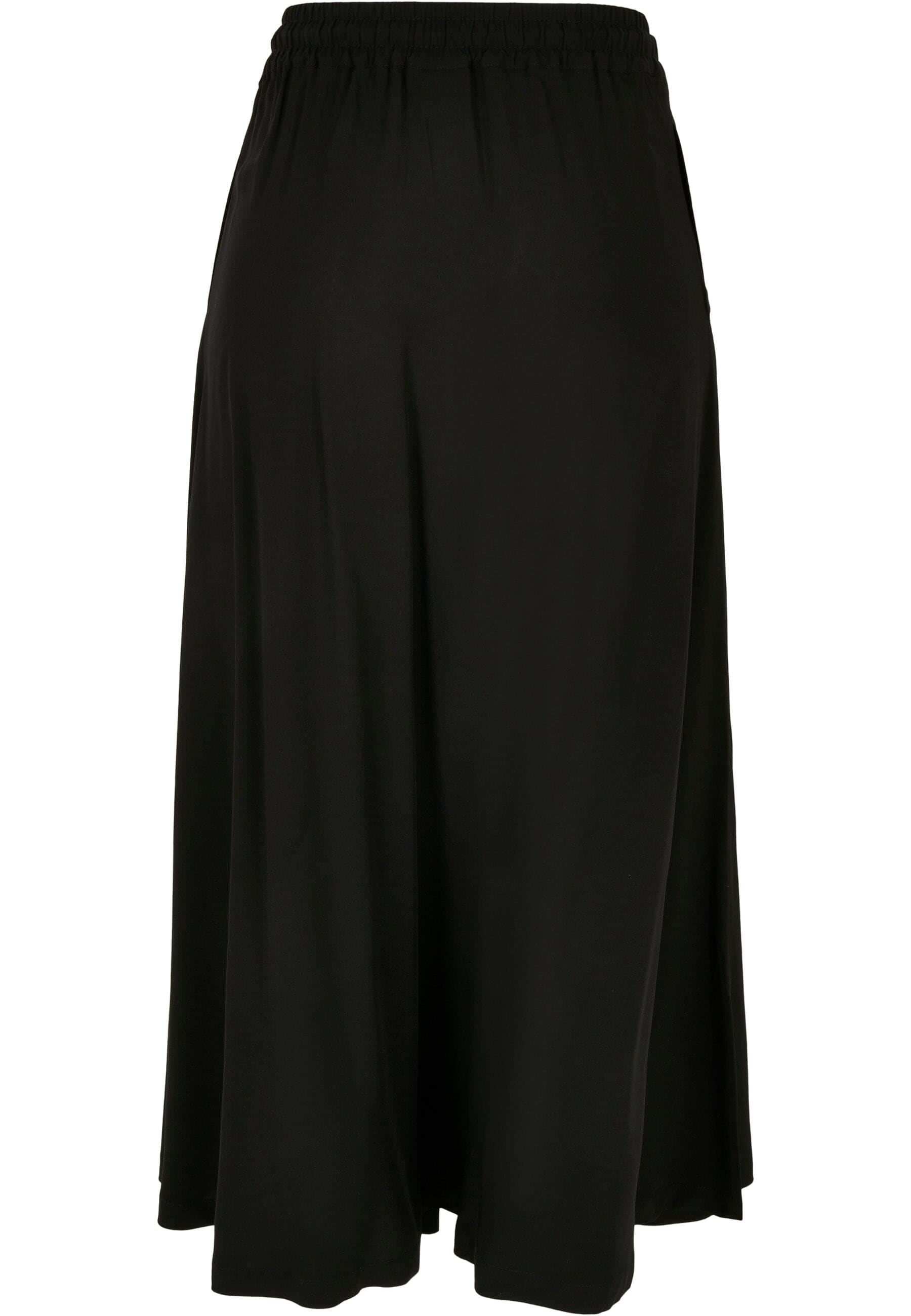 URBAN CLASSICS Jerseyrock »Urban Classics Damen Ladies Viscose Midi Skirt«, (1 tlg.)