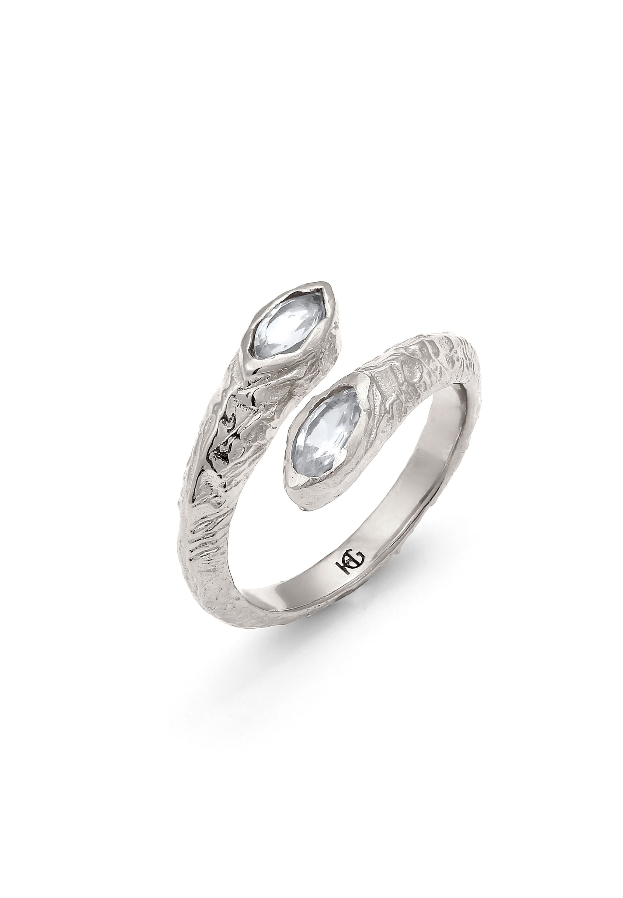 HAZE & GLORY Silberring »Ring Amethyst Hellgrün 925 Sterling Silber«