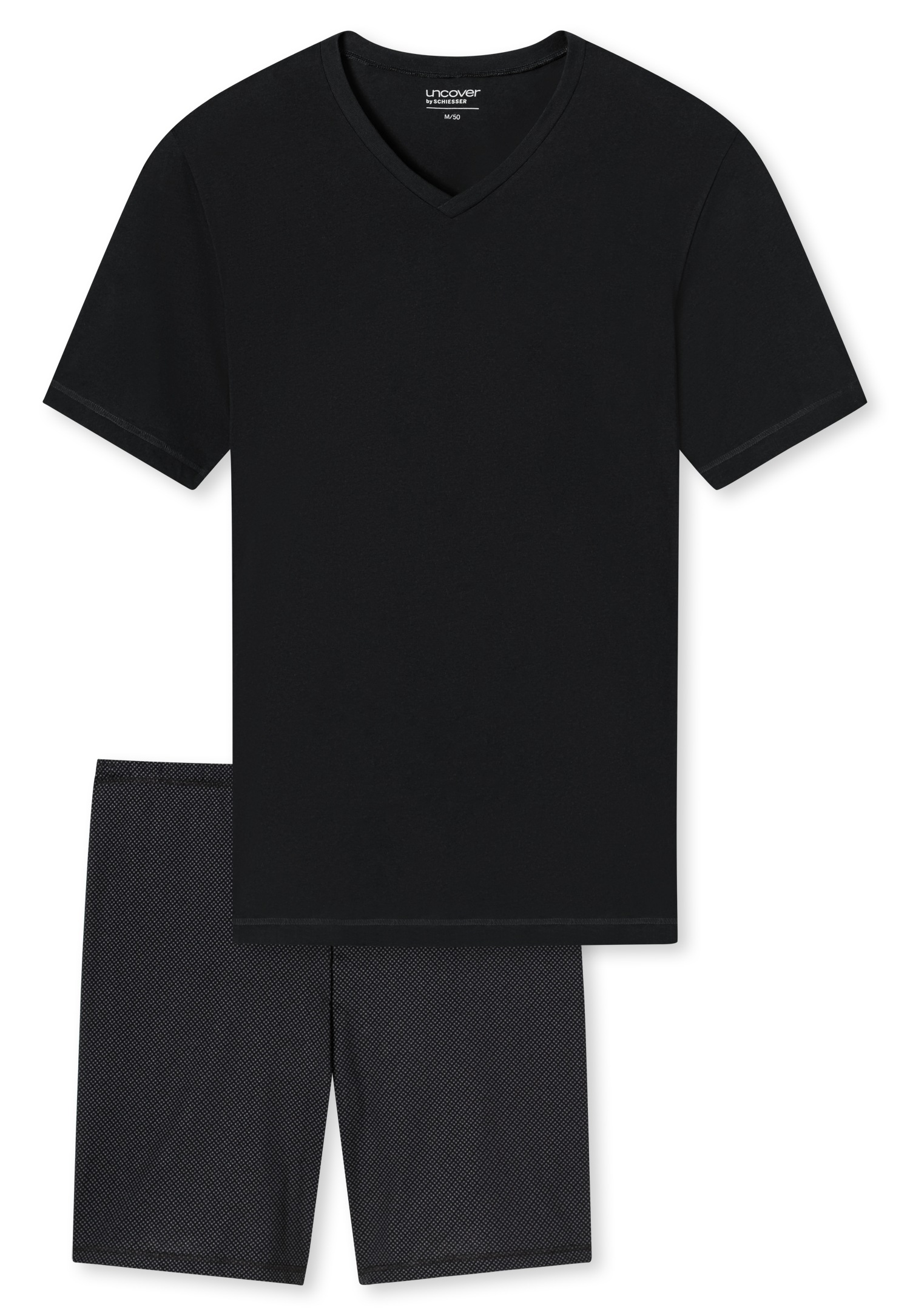uncover by SCHIESSER Shorty "Uncover Nightwear", (2 tlg.), V-Ausschnitt, Ku günstig online kaufen
